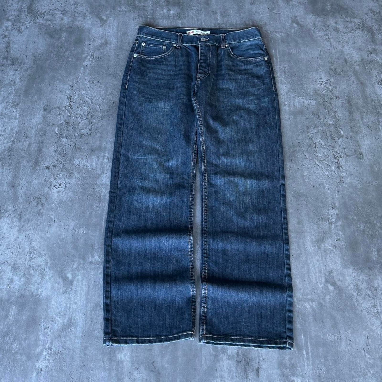 Levi's × Levi's Vintage Clothing × Vintage Vintage Y2K Levi’s 505 Regular Fit Essential Denim Jeans Size US 33 - 2 Thumbnail