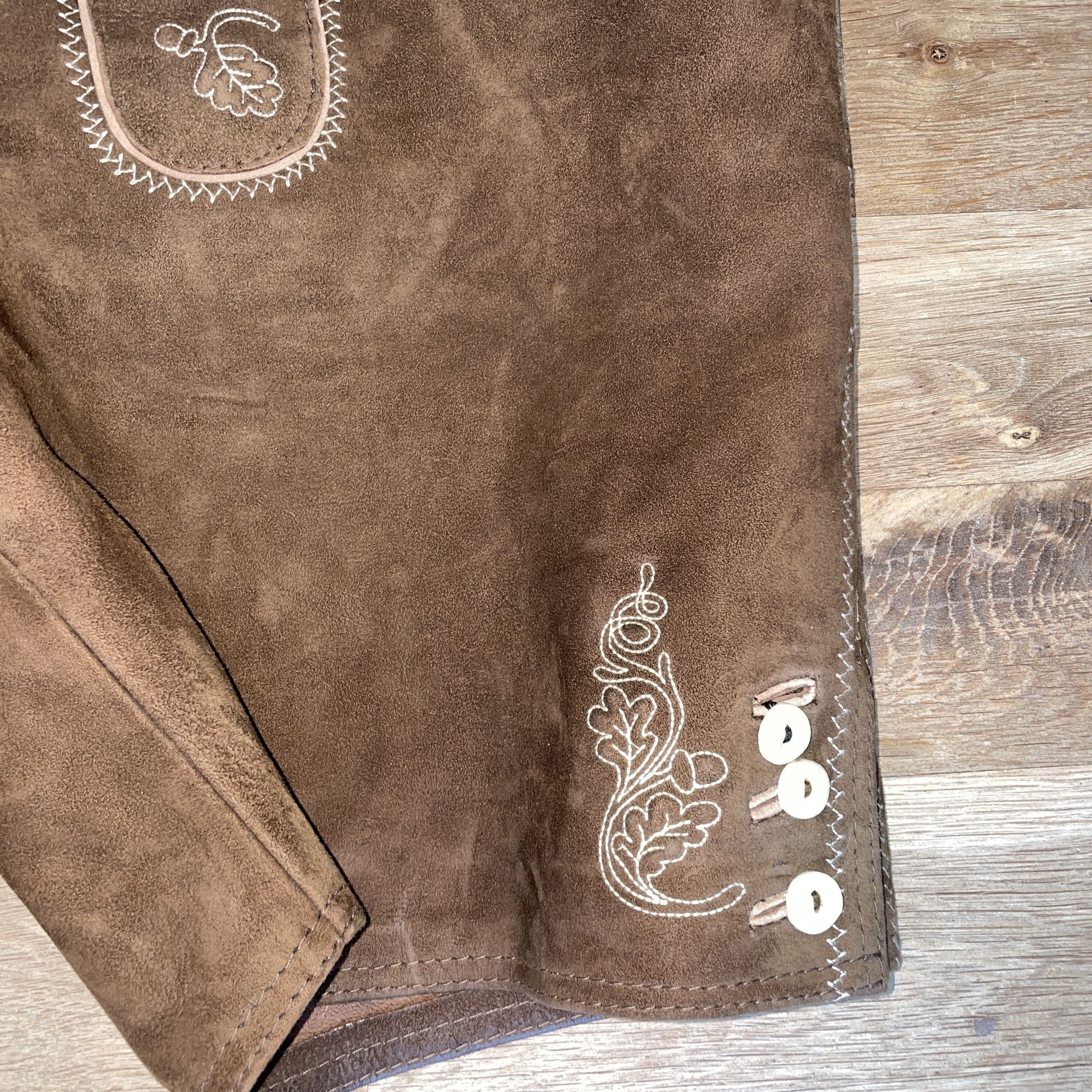 Vintage Trachten Bavarian Vintage Shorts 100% Leather Hunting 58 Size US 44 / EU 60 - 5 Thumbnail