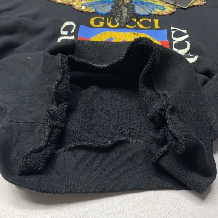 Gucci Gucci Gucci Black Butterfly Logo Sweatshirt -2506 Size US S / EU 44-46 / 1 - 7 Thumbnail