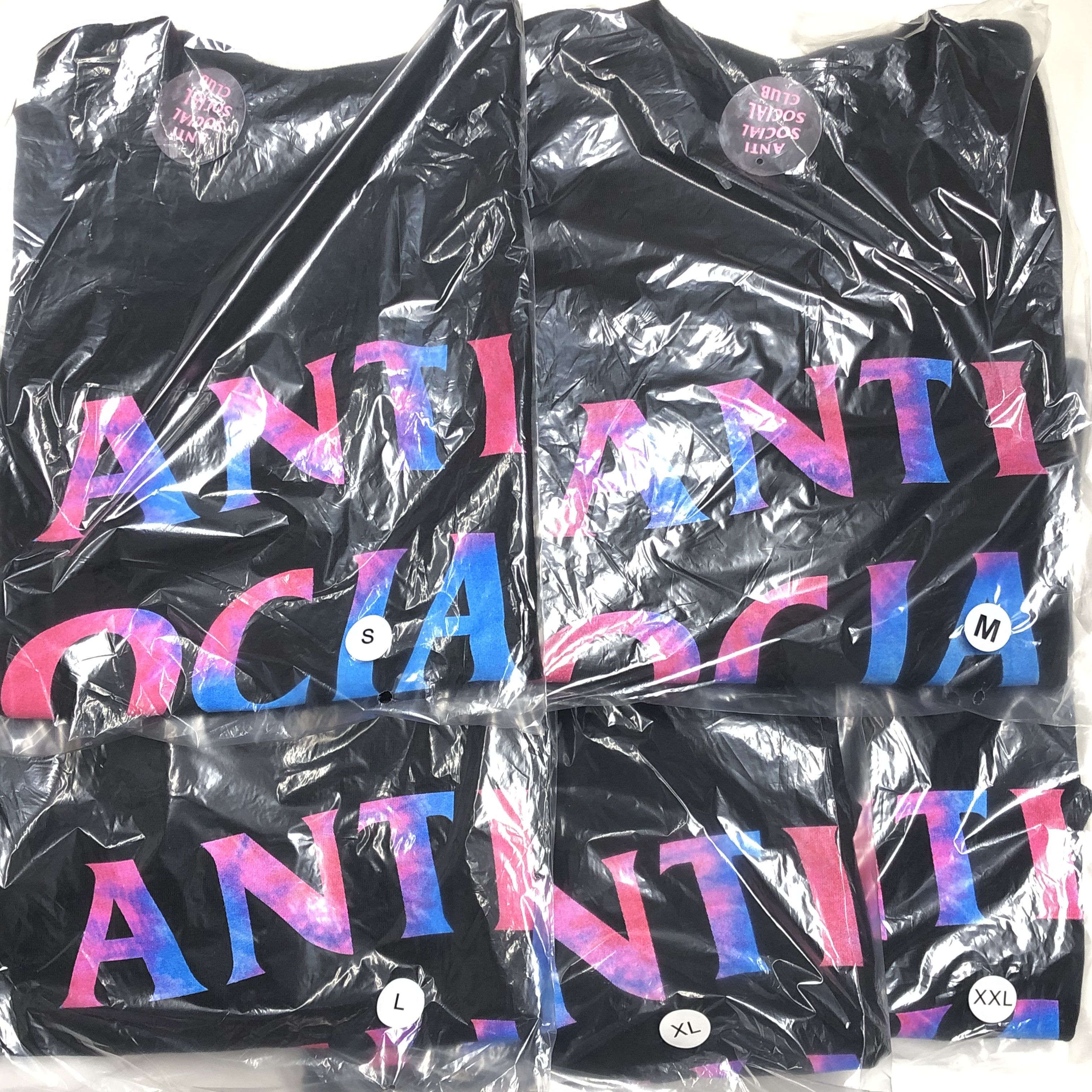 Anti Social Social Club DS ASSC Gemini BLACK Tee FTP FOG CDG BAPE KITH KAWS VLONe Size US M / EU 48-50 / 2 - 7 Thumbnail