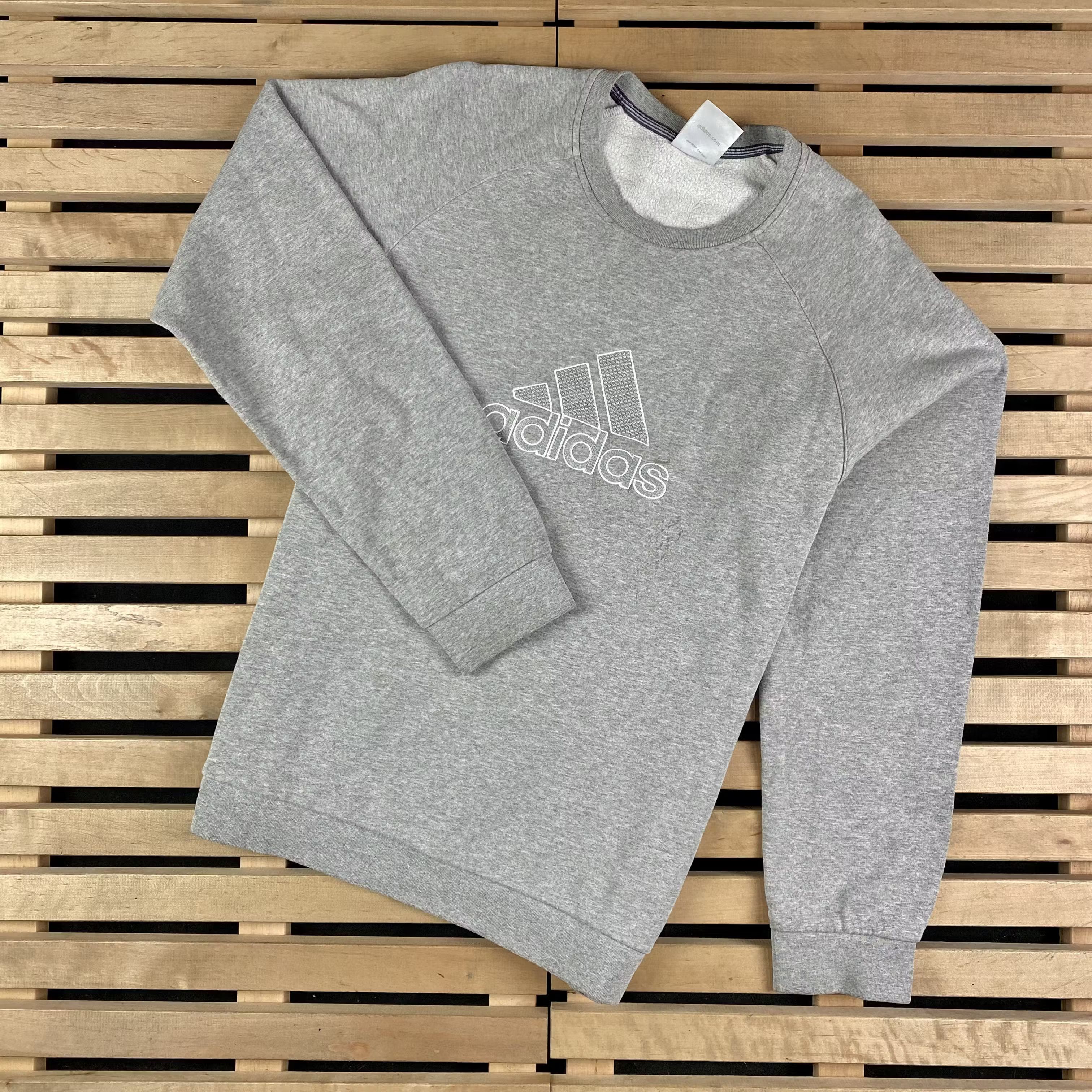 Adidas × Vintage Mens Sweatshirt Adidas Vintage Big Logo Size M Size US M / EU 48-50 / 2 - 1 Thumbnail