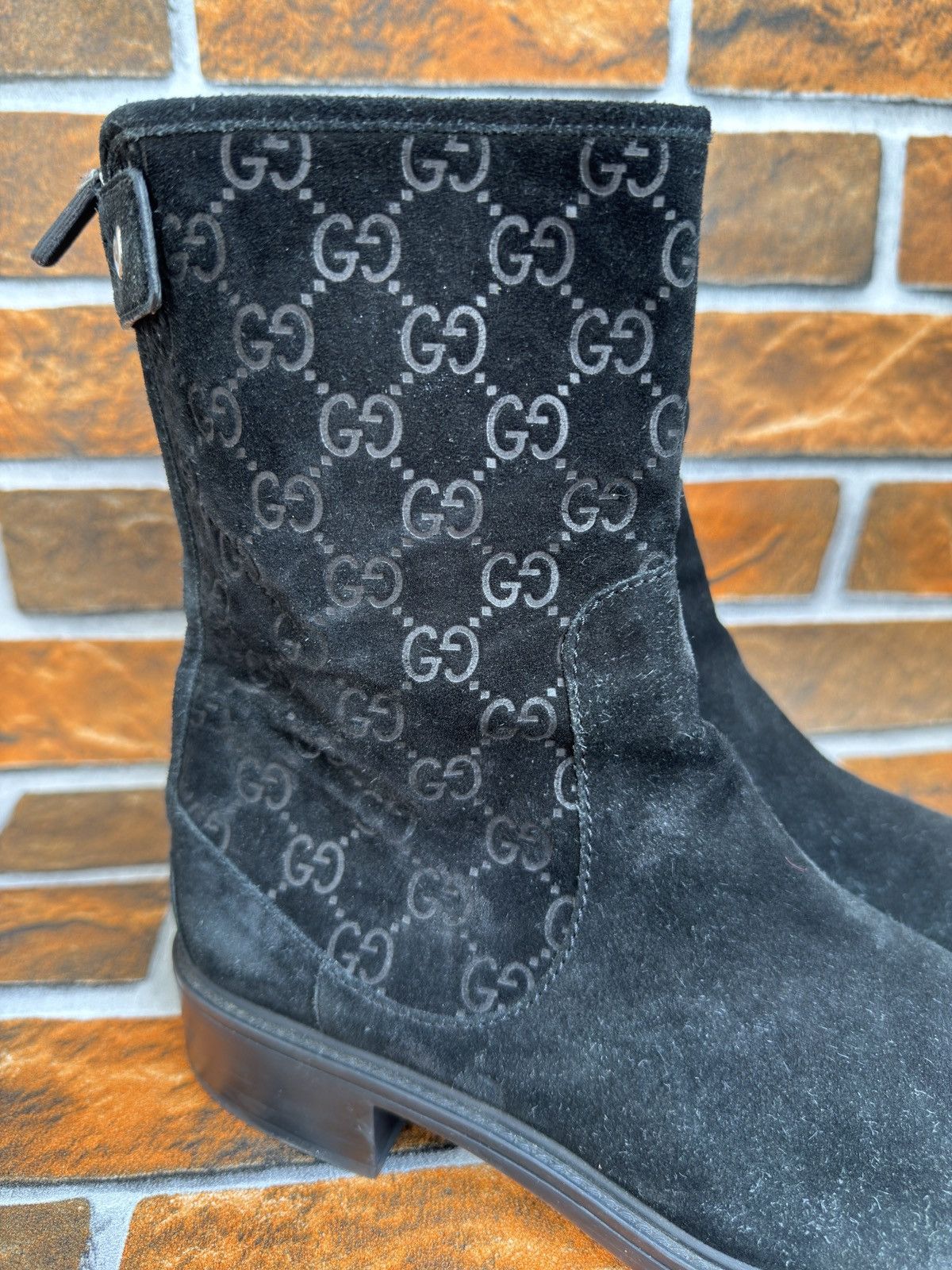 Gucci Suede Gg biker boots Size US 9 / IT 39 - 6 Thumbnail