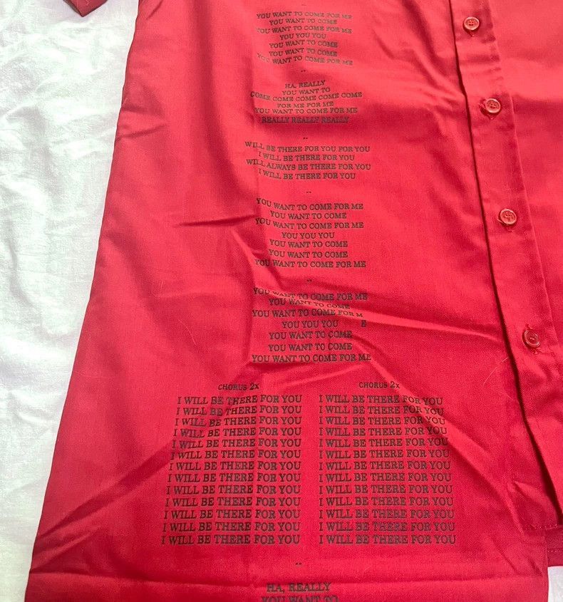 Hood By Air Hood By Air Uncommon Lyrics Shirt-2507
