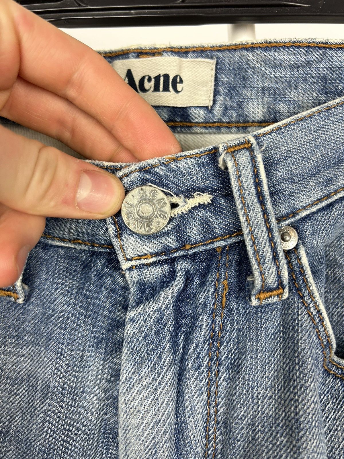 Acne Studios × Vintage Vintage Acne Studios Light Blue Denim Hype Distressed Jeans Size US 30 / EU 46 - 5 Thumbnail