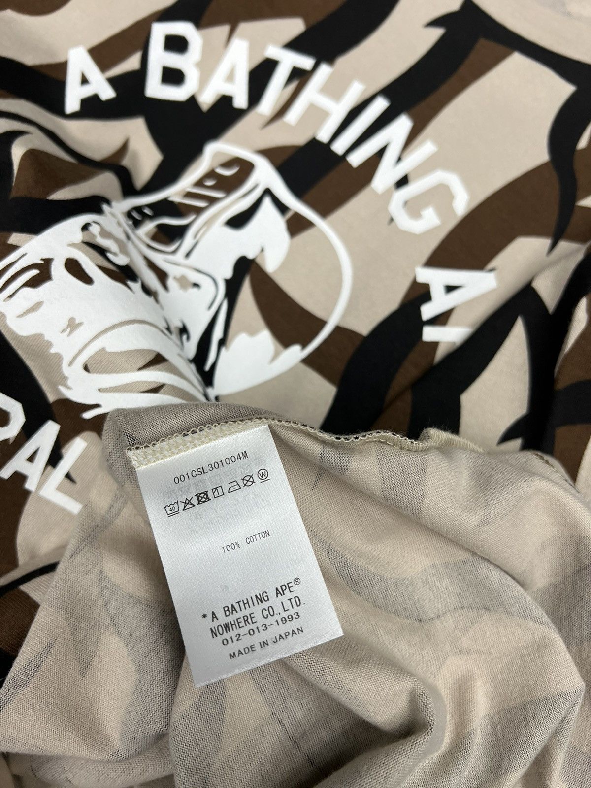 Bape Bape Trial Camo General T-Shirt Size US M / EU 48-50 / 2 - 5 Thumbnail