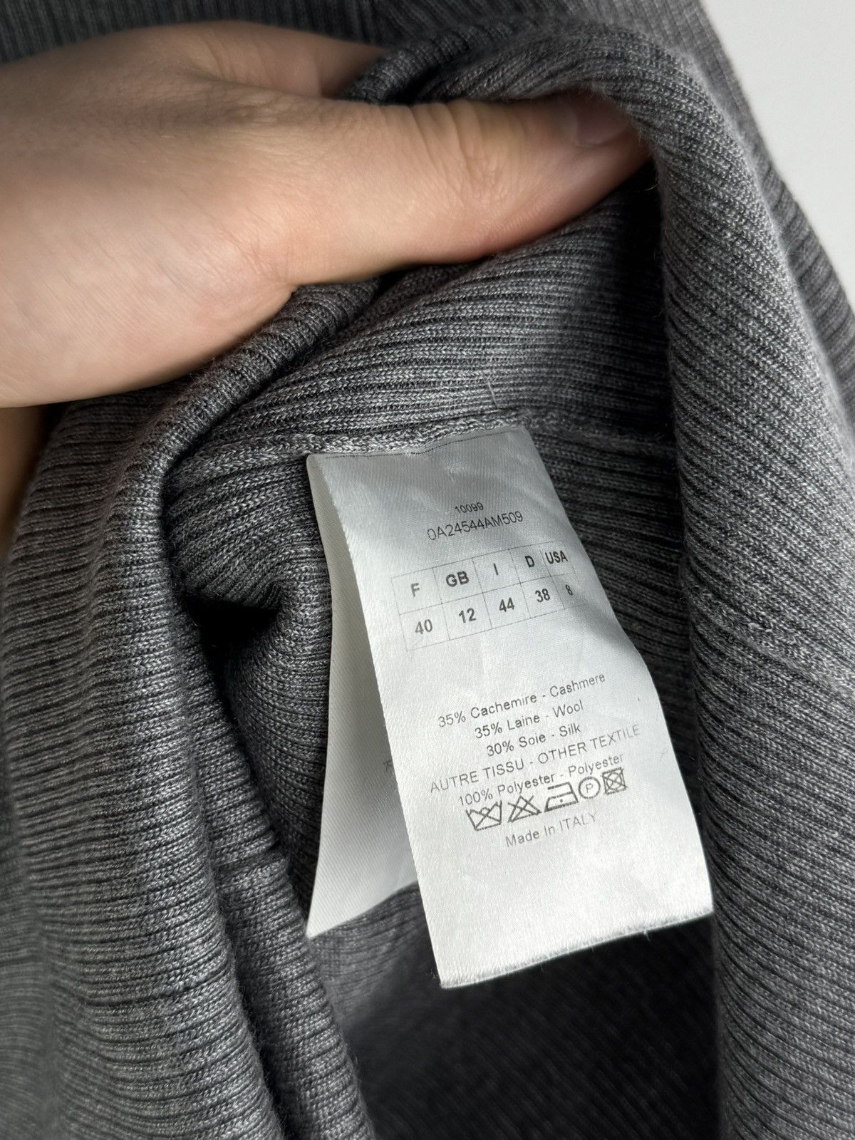 Dior Vintage Christian Dior Turtleneck / Cardigan Size S / US 4 / IT 40 - 7 Thumbnail