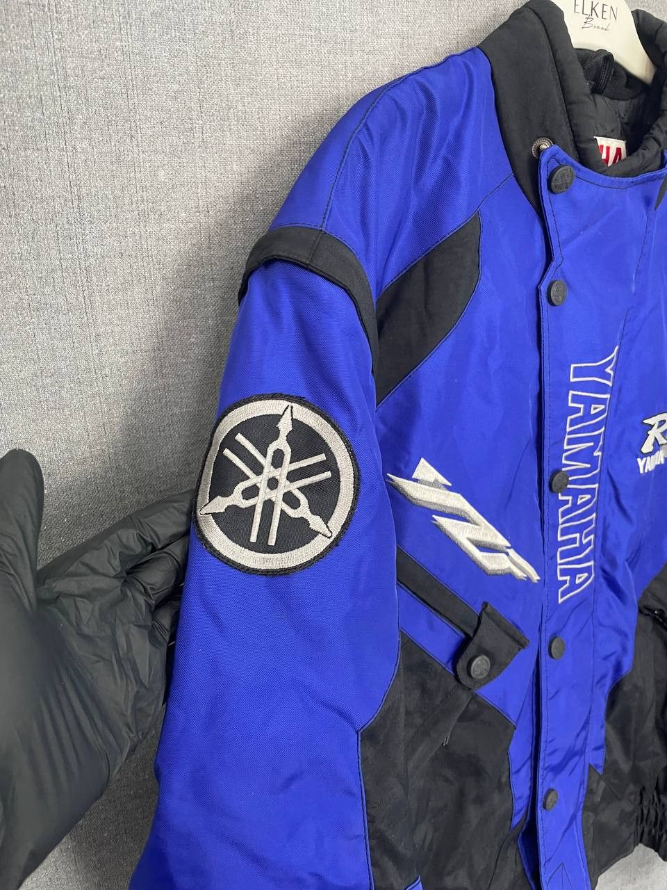 Yamaha VINTAGE YAMAHA R6 BLUE MOTO RACING RALLY F1 MOTOSPORT JACKET Size US L / EU 52-54 / 3 - 4 Thumbnail