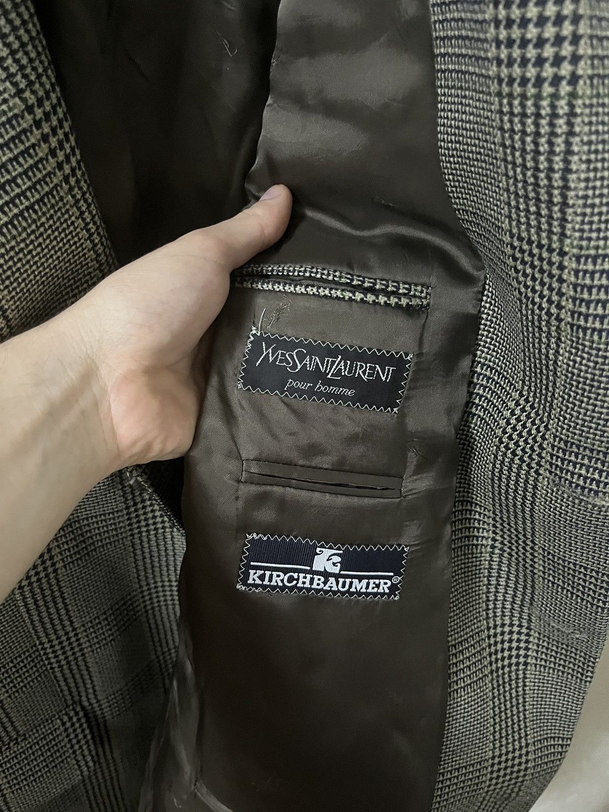 Yves Saint Laurent Yves Saint Laurent Vintage Wool Blazer Size 54L - 5 Thumbnail