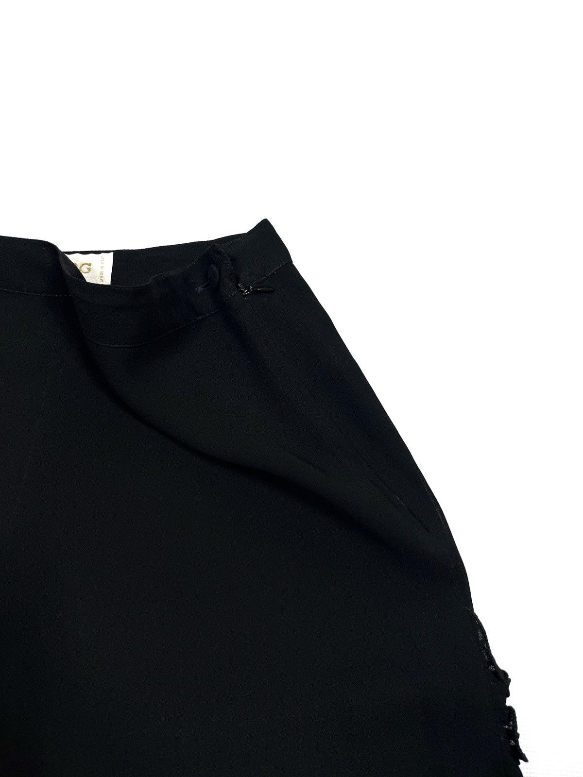 Iceberg ICEBERG Ruffle Trim Leg Pants Trousers 100% Viscose Size 42 Size 28" / US 6 / IT 42 - 7 Thumbnail