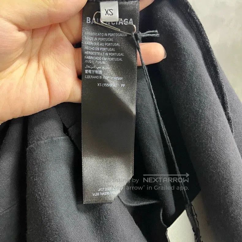 Balenciaga Balenciaga Paris Print Short Sleeve T-shirt. Size US XS / EU 42 / 0 - 5 Thumbnail