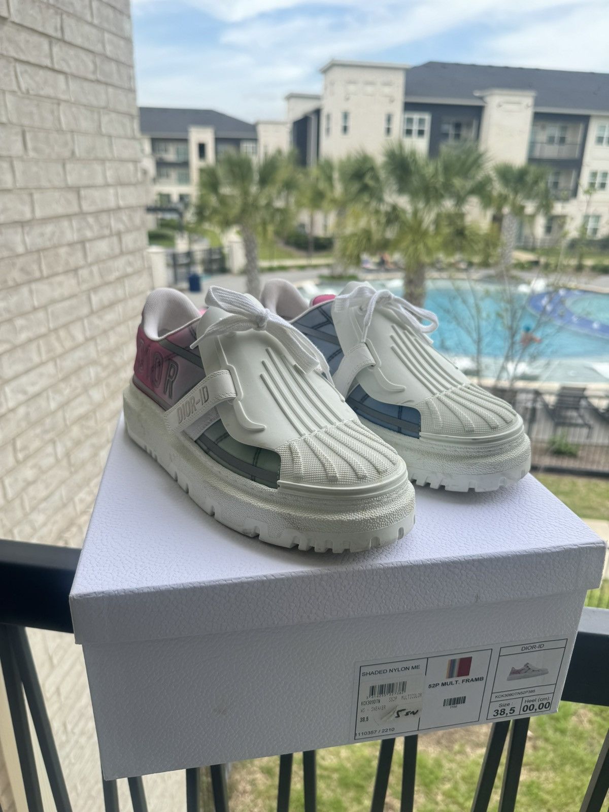 Dior Christian Dior Dior-ID Lowtop Trainer Size US 8.5 / IT 38.5 - 2 Thumbnail