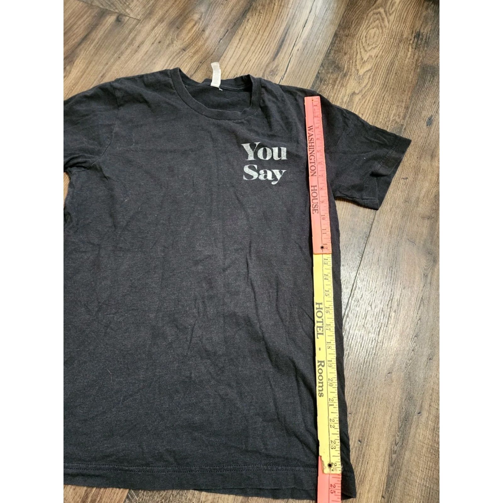 Aigle VINTAGE Canvas T-Shirt Unisex Adults Size M Black Music Band Tee You Say Loved Strong Held Yours 2010s Size US M / EU 48-50 / 2 - 3 Thumbnail