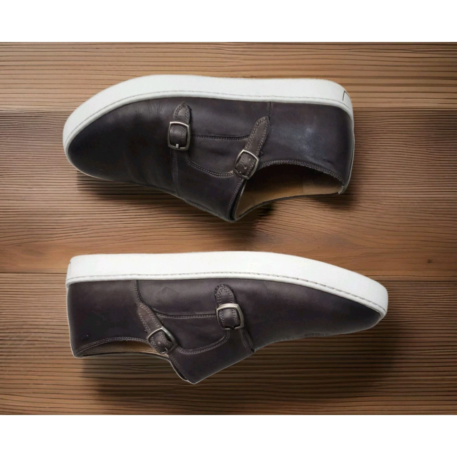 Magnanni Magnanni Latham Men's Brown Leather Shoes Size 9.5 Size US 9.5 / EU 42-43 - 4 Thumbnail