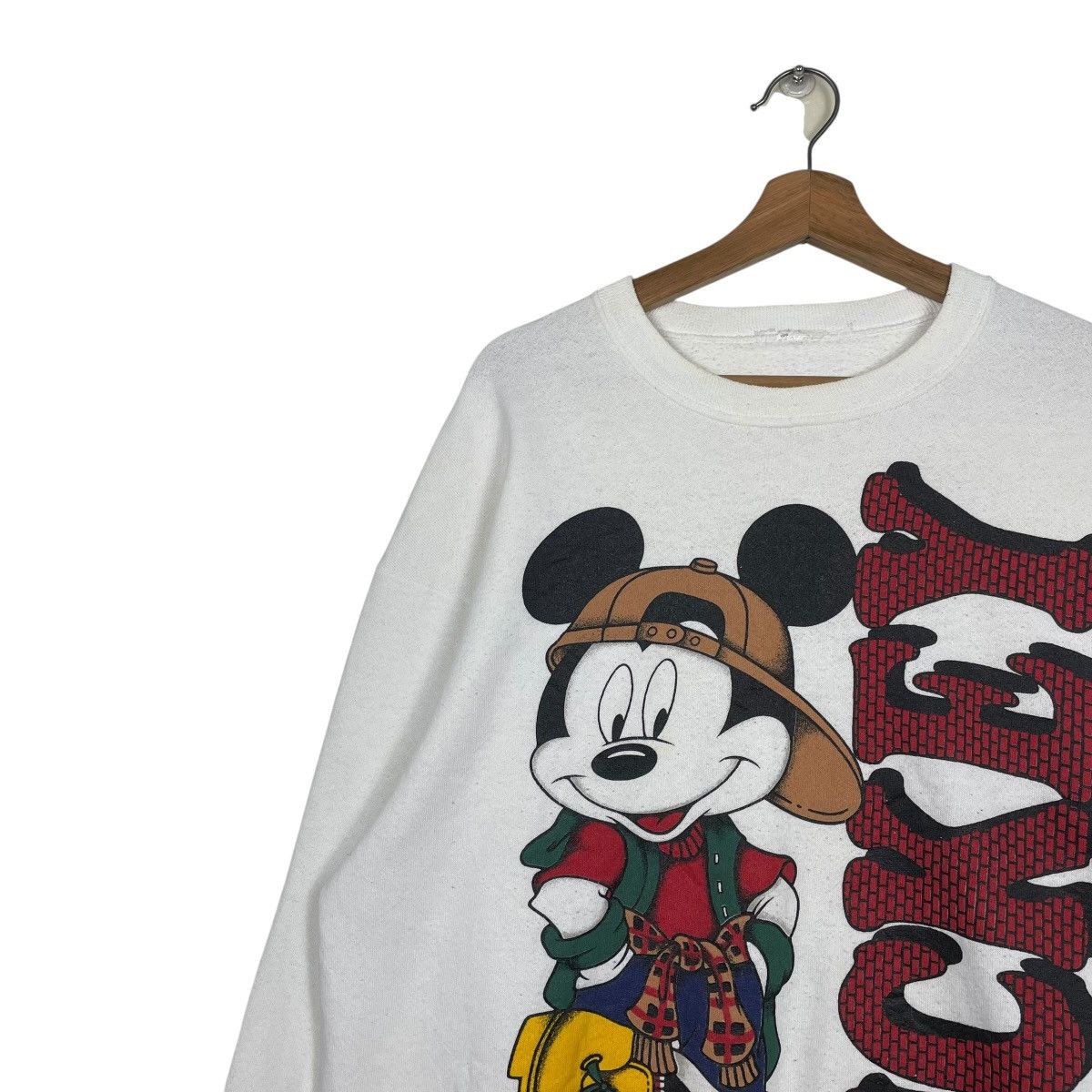 Mickey Mouse Vintage Mickey Mouse Big Print Sweatshirt Size US L / EU 52-54 / 3 - 6 Thumbnail