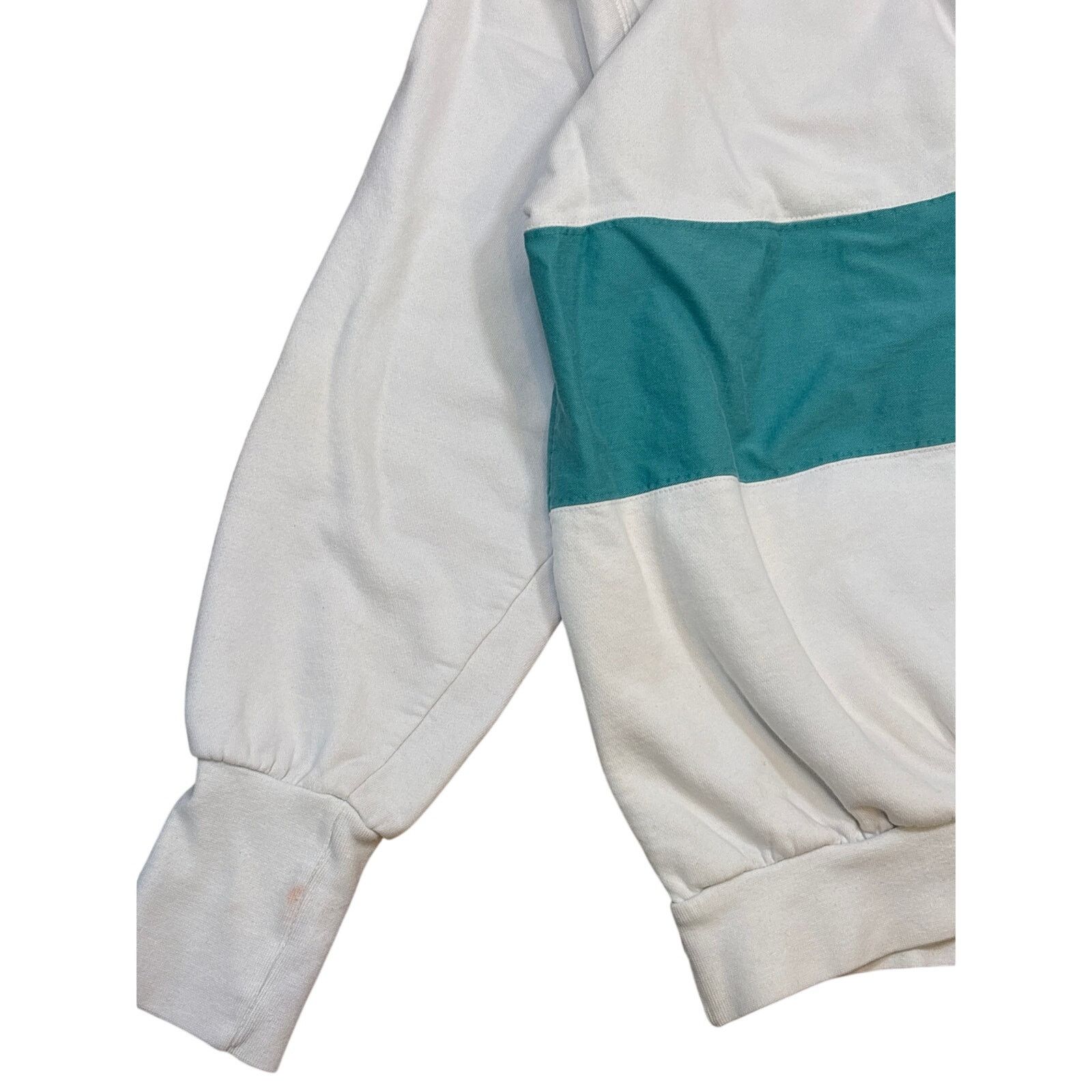 Nordstrom Vintage 80s Norsport 1/4 zip sweatshirt yacht style Large Size XL / US 12-14 / IT 48-50 - 3 Thumbnail