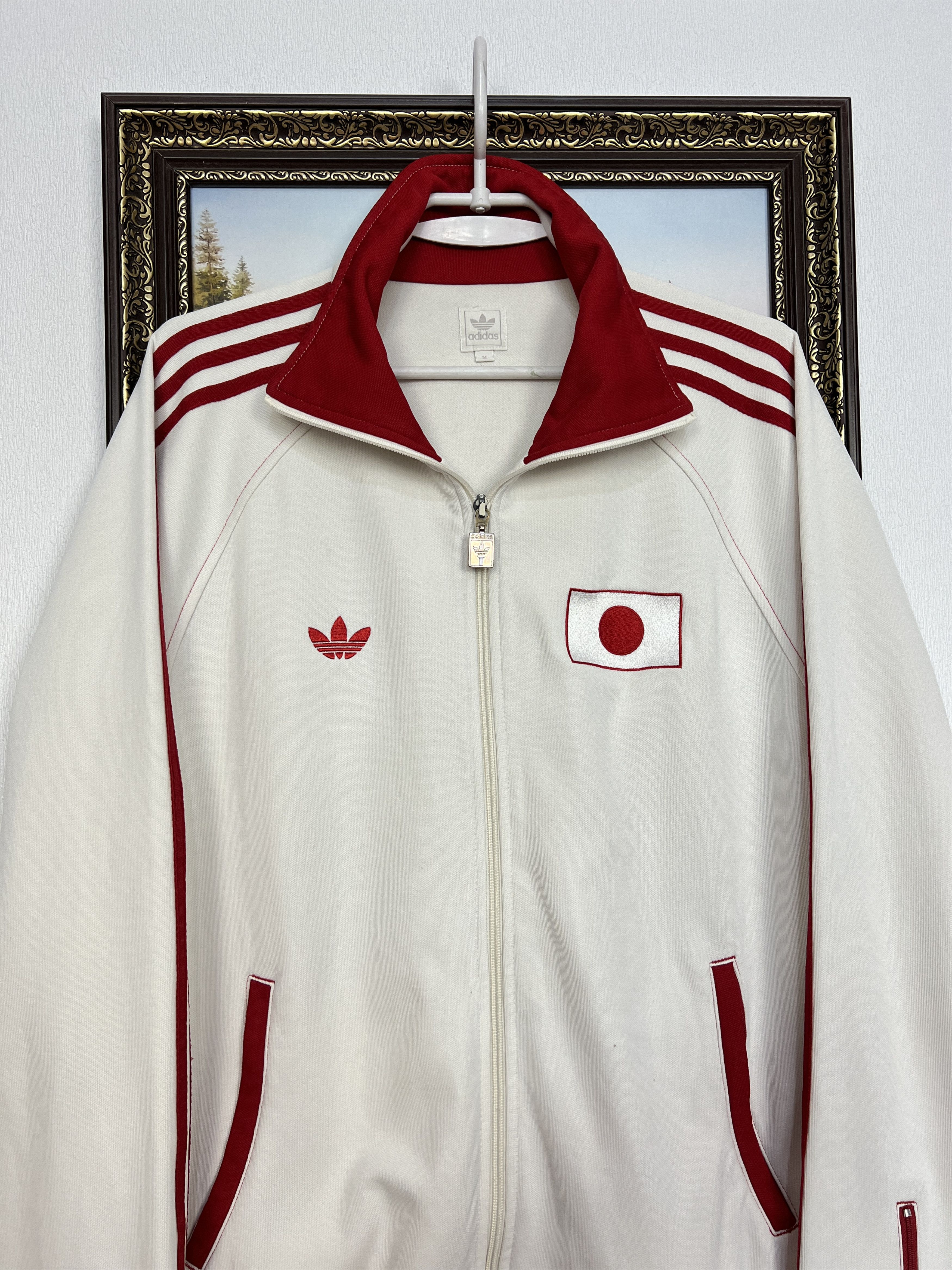 Adidas Vintage Originals Japan Olympics Jacket Track Top Rare Size US M / EU 48-50 / 2 - 2 Thumbnail