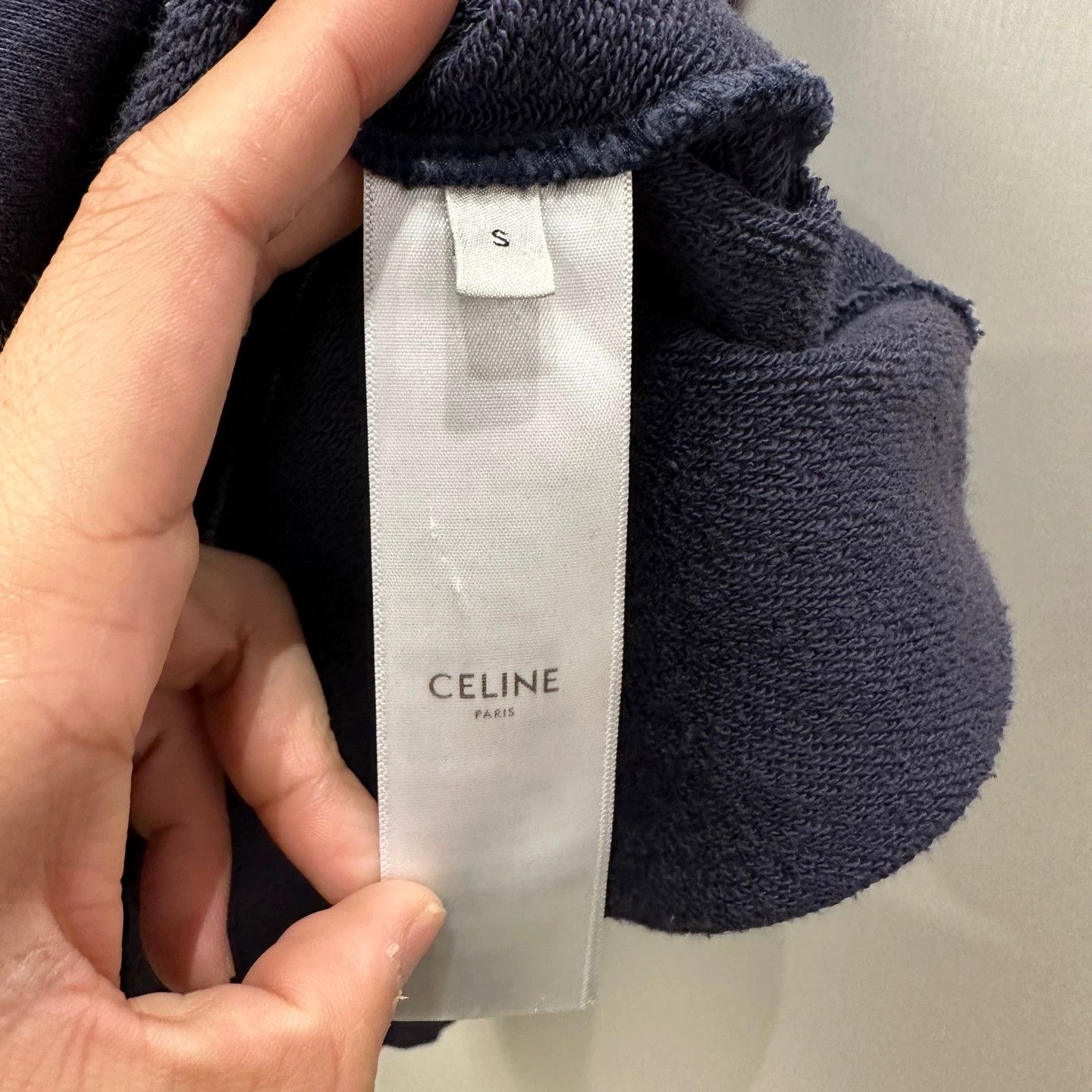 Celine Celine feb283 color block logo hoodie S Size S / US 4 / IT 40 - 4 Thumbnail