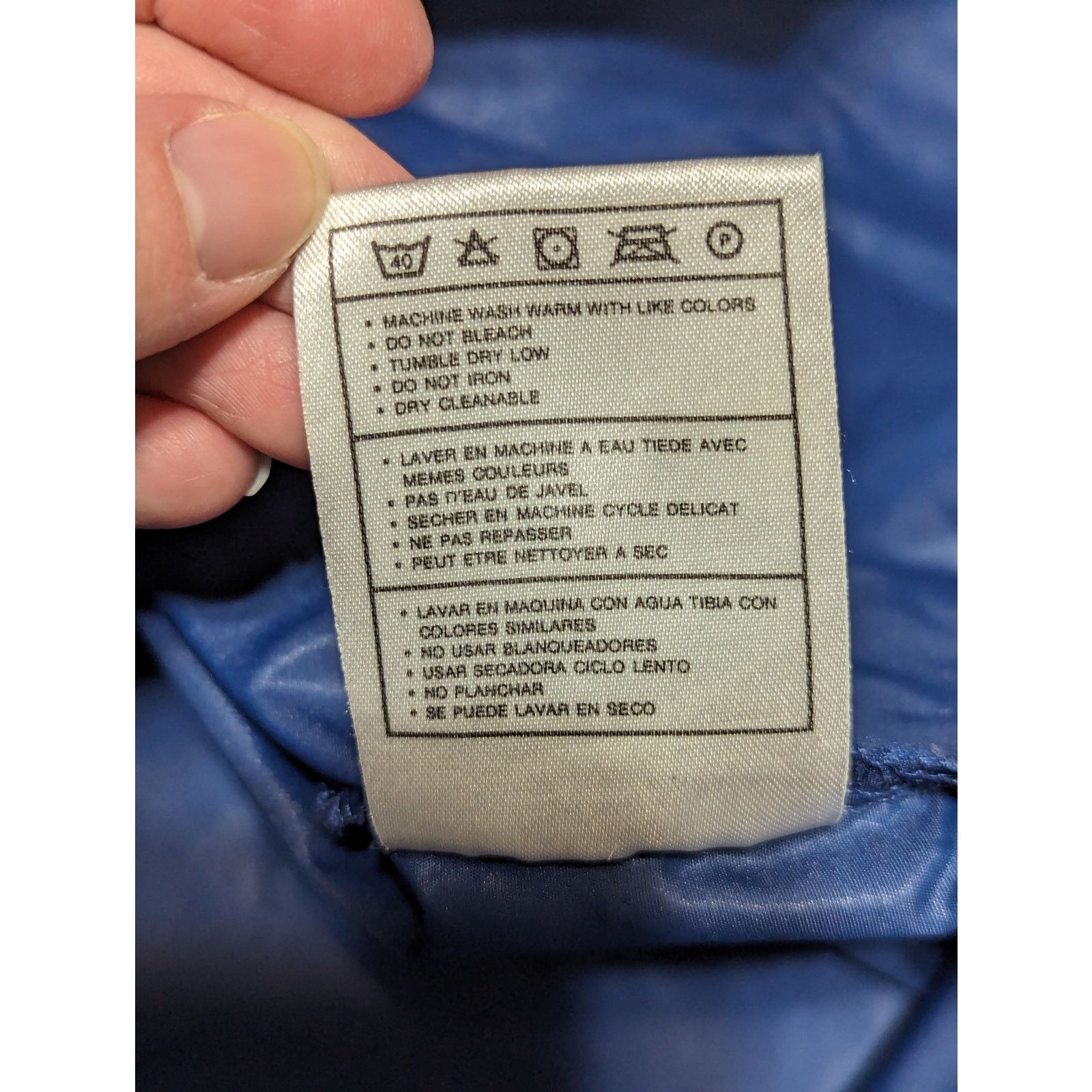 Nike × Vintage Vintage Nike Track Jacket Windbreaker Rain Waterproof Blue Size US XL / EU 56 / 4 - 7 Thumbnail