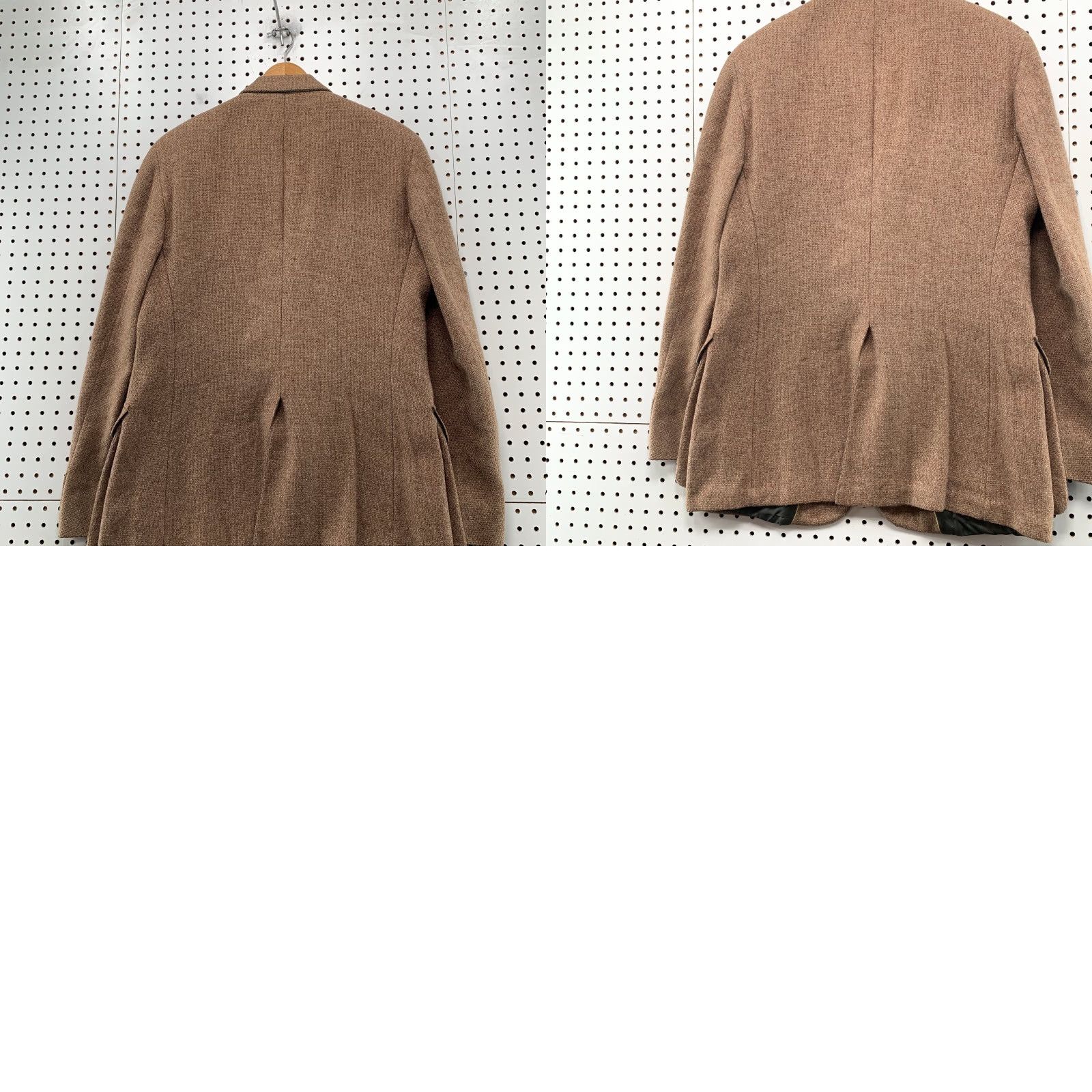 Vintage VINTAGE Baskin Tweed Wool Blazer Mens 40 Brown Business 60s Wool Blazer Two-Button Notch Lapel 2 Piece Regular Length JACKET Size 40R - 10 Thumbnail