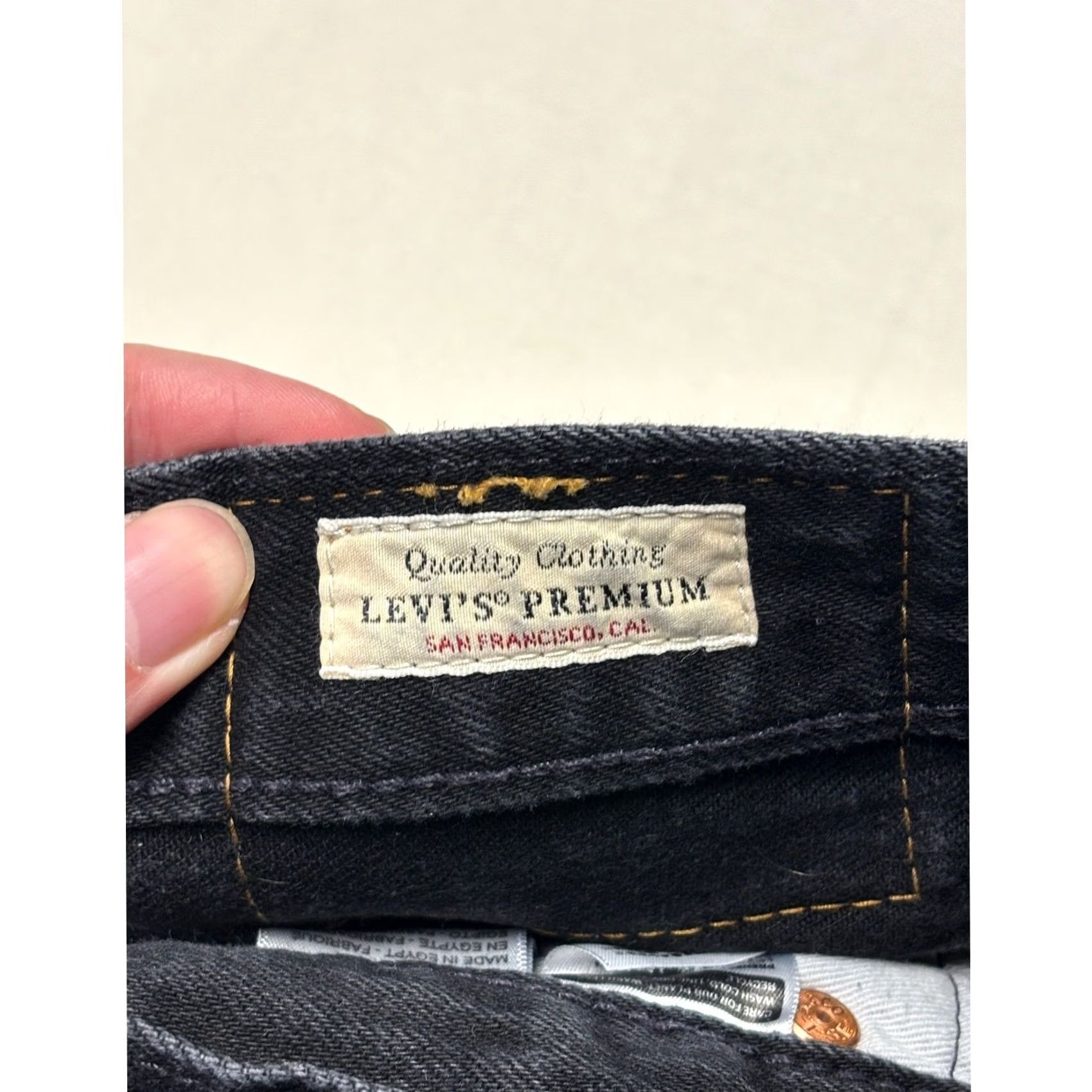Levi's Levi's Premium 501 '93 Jeans Straight Black Mens W29 L30 79830-0026 Size US 29 - 3 Thumbnail