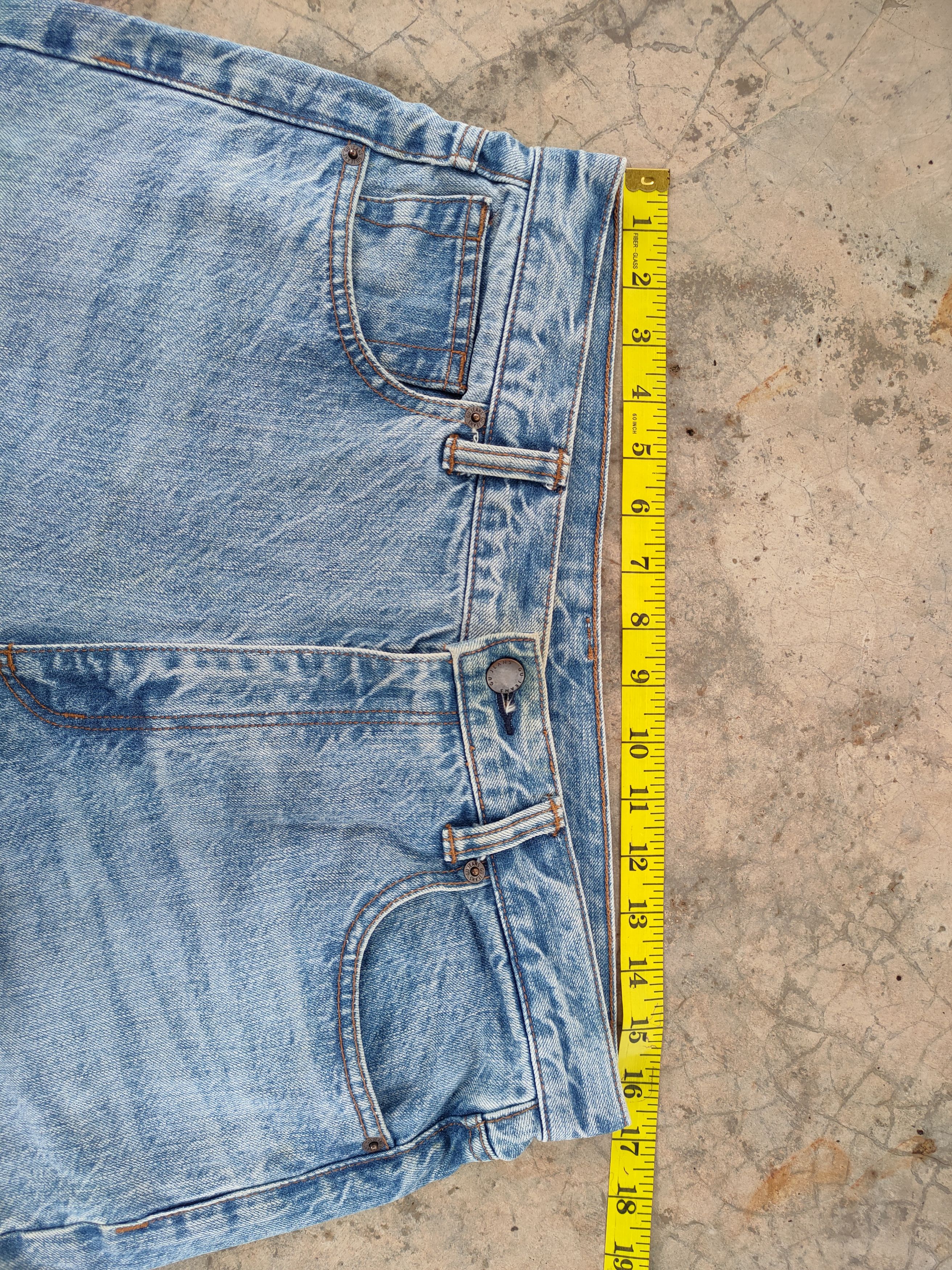 GU × Jean VINTAGE GU FADED DISTRESSED JEANS DENIM PANTS Size US 33 - 6 Thumbnail