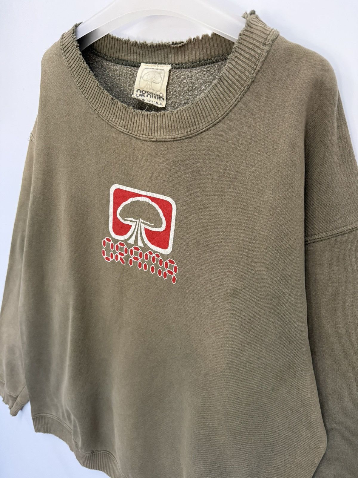 Sex Skateboards 🔥 OPERA DRAMA SKATEBOARD STREETWEAR TRASHED SWEATSHIRT - L Size US M / EU 48-50 / 2 - 4 Thumbnail