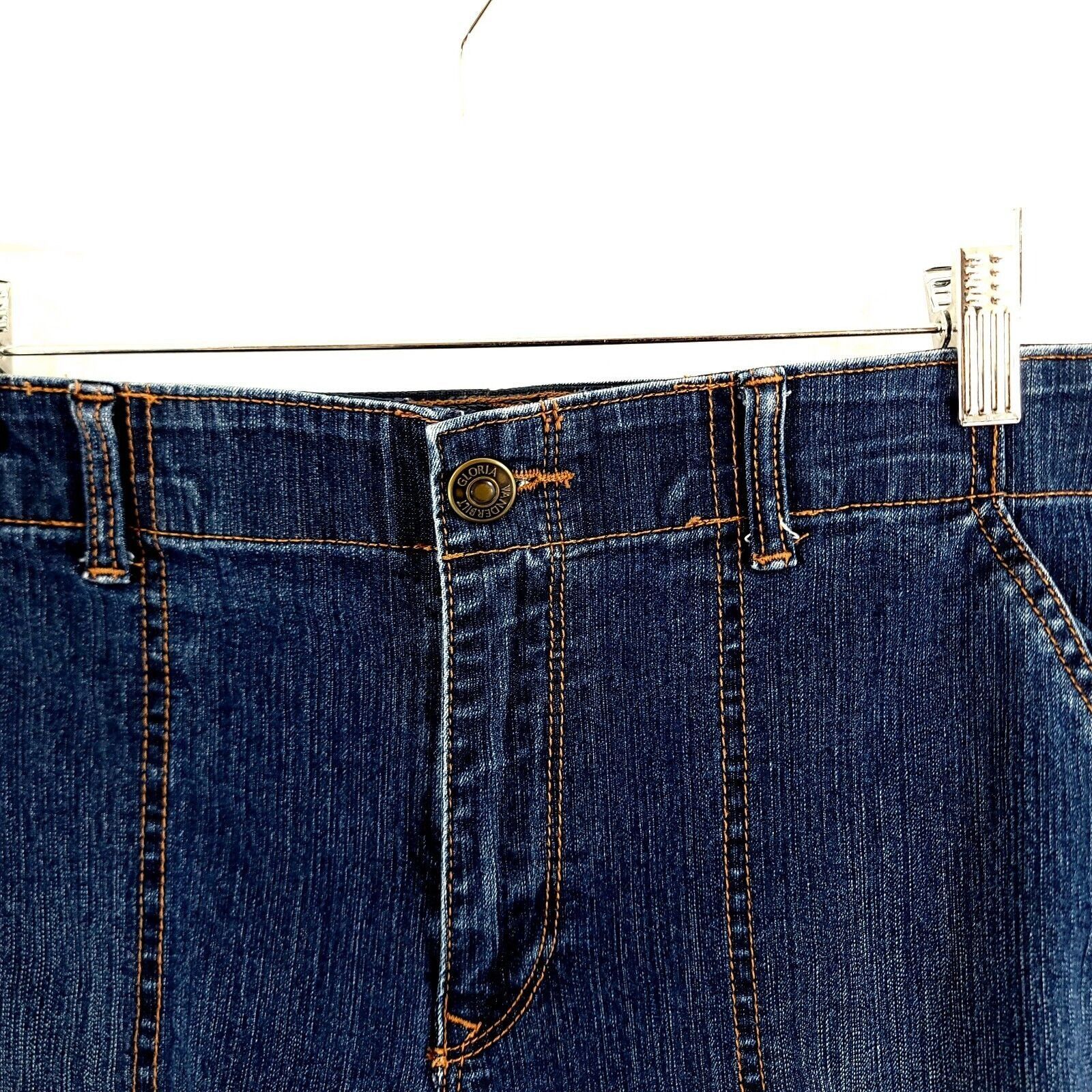 Gloria Vanderbilt Gloria Vanderbilt Comfort Waist Blue Denim Capri Jeans Mid R Size 32" / US 10 / IT 46 - 7 Thumbnail