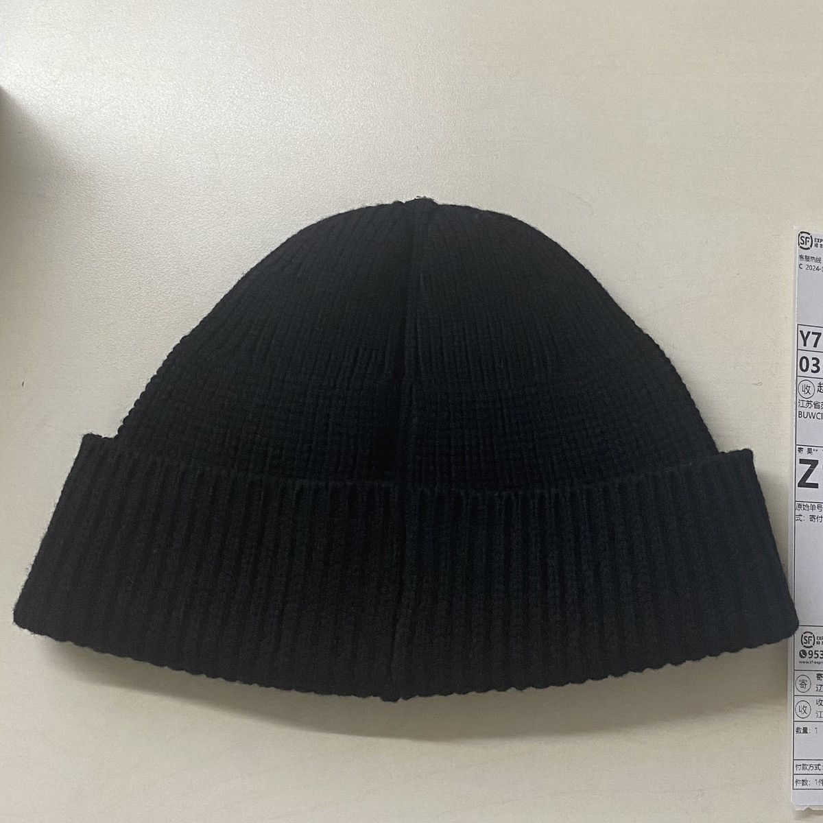Chrome Hearts Chrome Hearts Cashmere Black Triple Cross Patch Beanie Size ONE SIZE - 6 Thumbnail