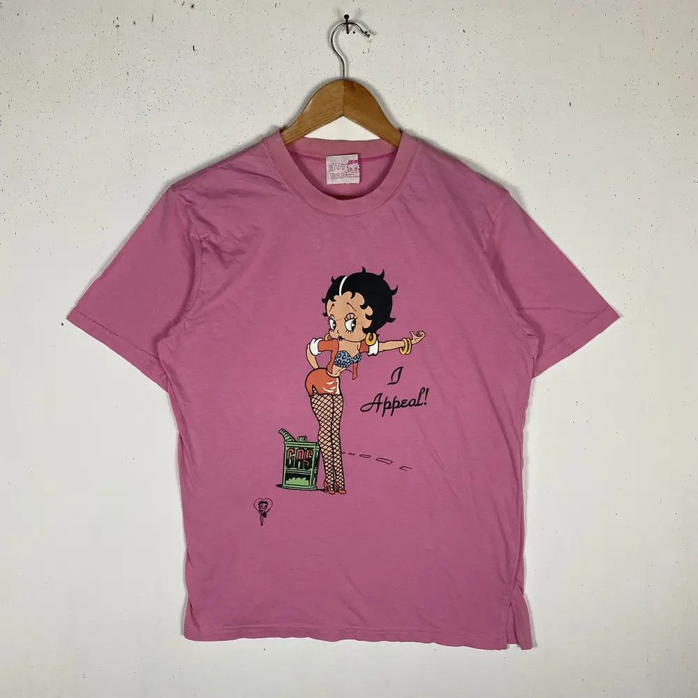 Vintage Vintage 90's BETTY BOOP I Appeal Cartoon Graphic Tee Size US M / EU 48-50 / 2 - 2 Thumbnail