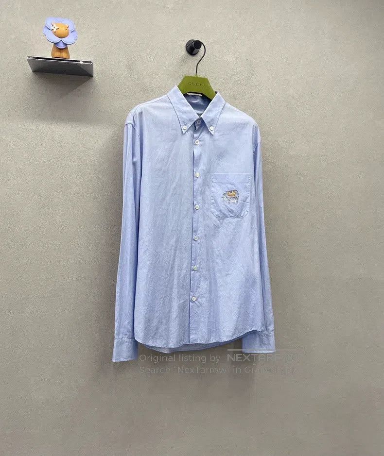 Gucci Gucci Blue shirt with elephant print Size ONE SIZE - 3 Thumbnail
