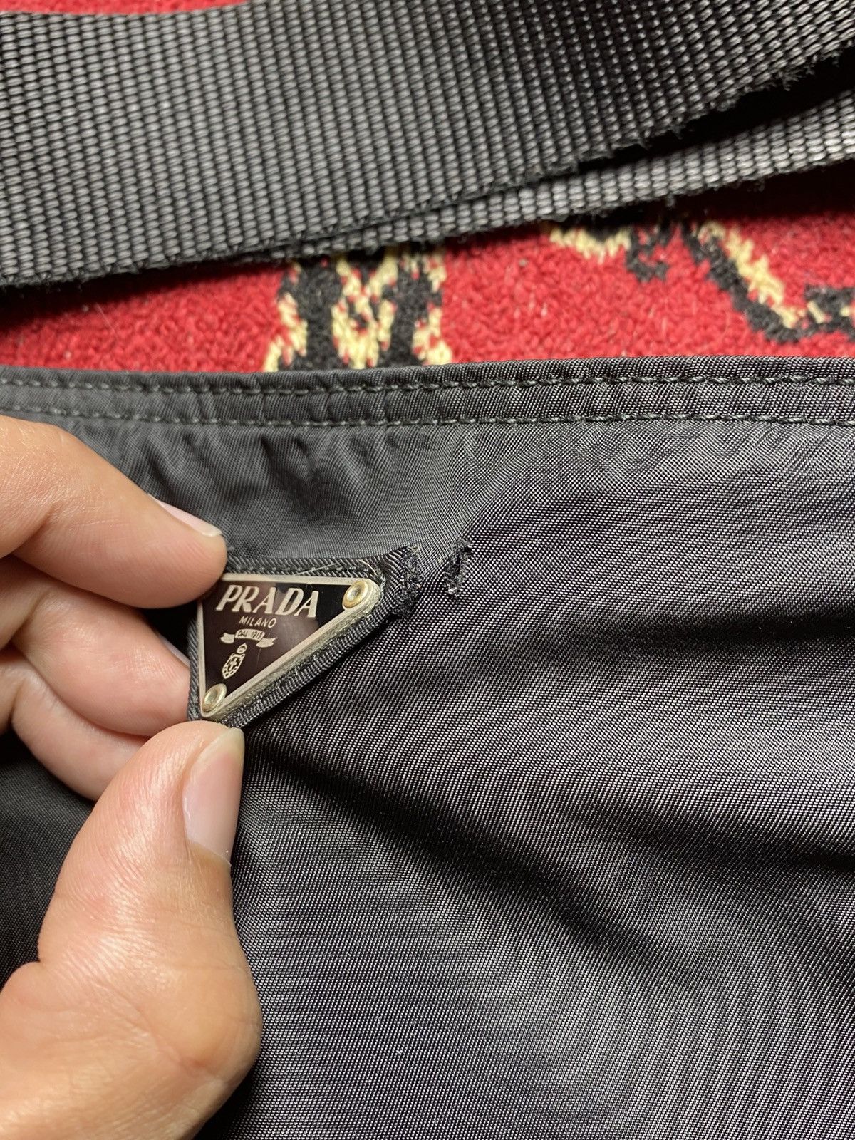 Prada Prada - Flat Nylon Crossbody Bag Size ONE SIZE - 12 Thumbnail