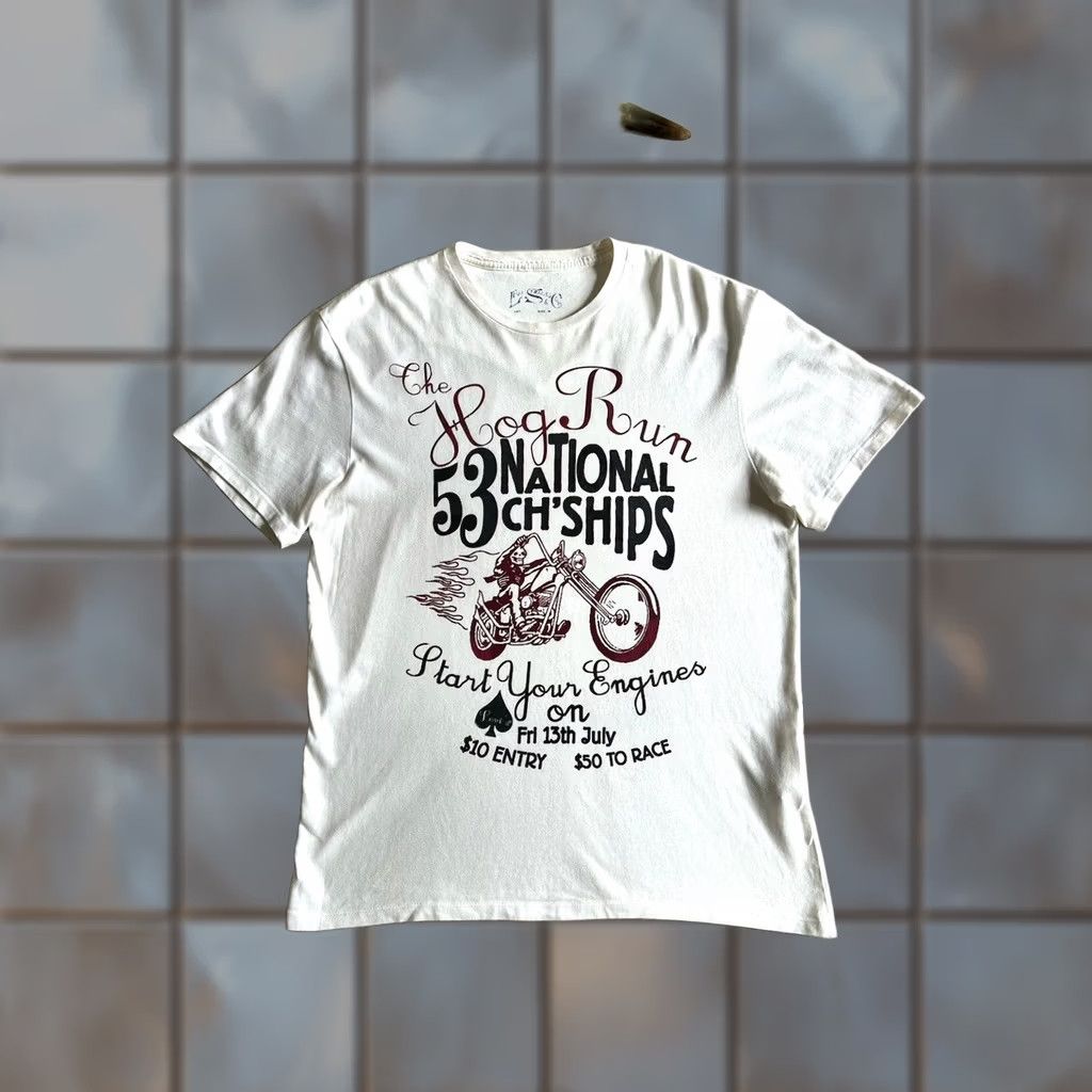 Levi's VINTAGE Levi's T-Shirt MC Biker 2010s M White Men Modern Motorcycle Harley Hipster Retro 50s 60s 70s Logo Size US M / EU 48-50 / 2 - 1 Thumbnail
