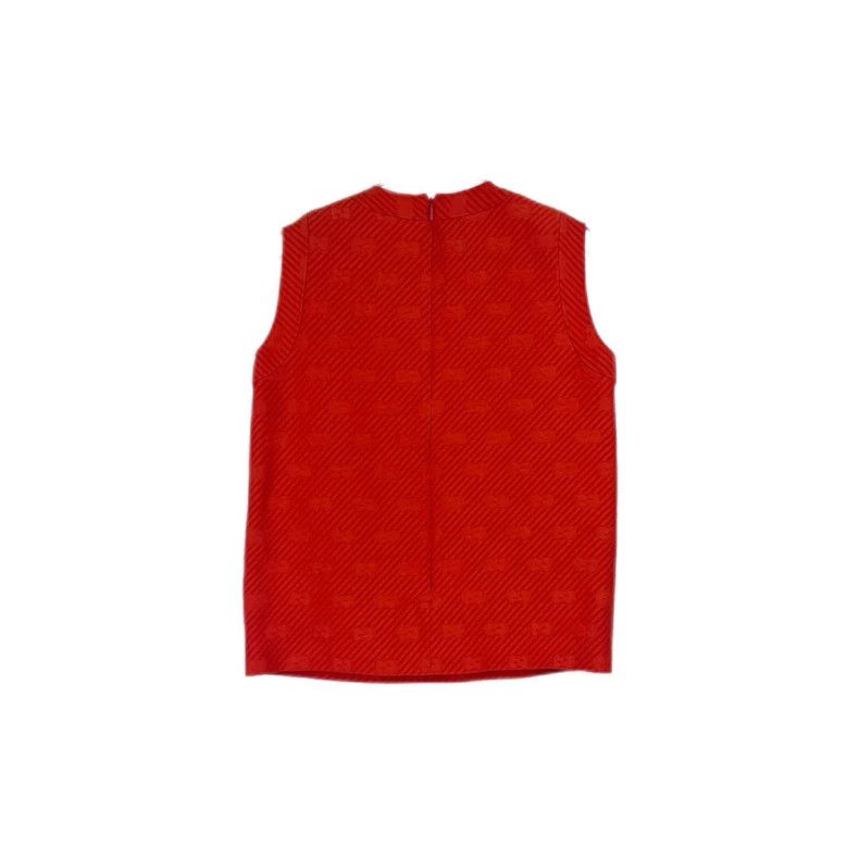 Gucci Gucci Red full logo wool mulberry silk vest 2502-Nextarrow Size US XS / EU 42 / 0 - 2 Thumbnail