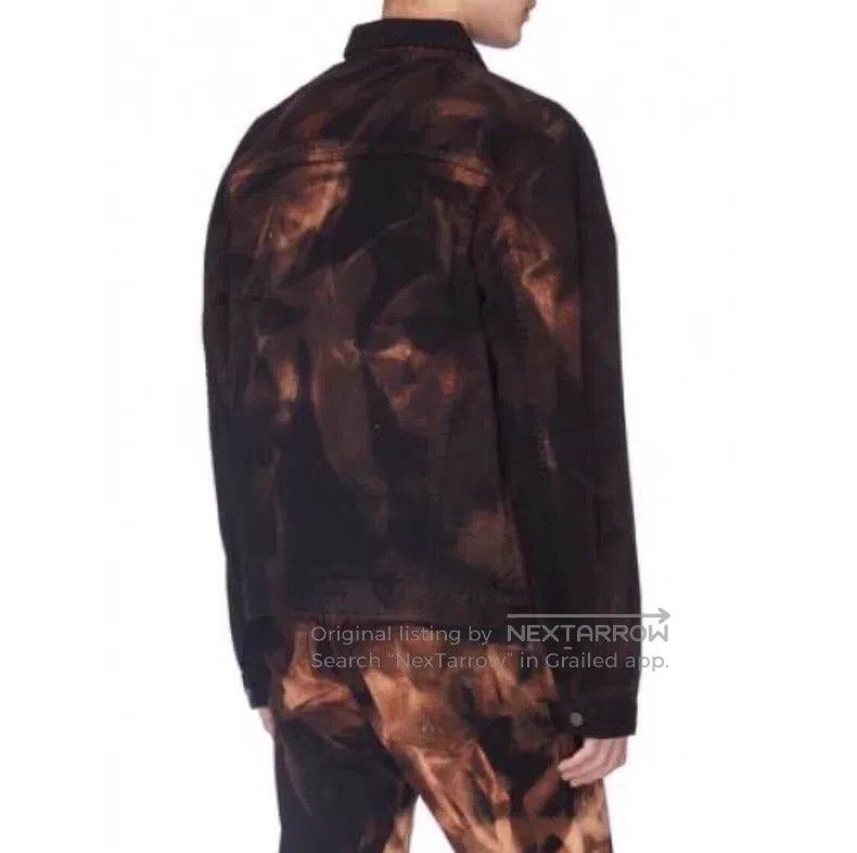 424 424 Brown Tie-dye Denim Jacket Size US L / EU 52-54 / 3 - 7 Thumbnail