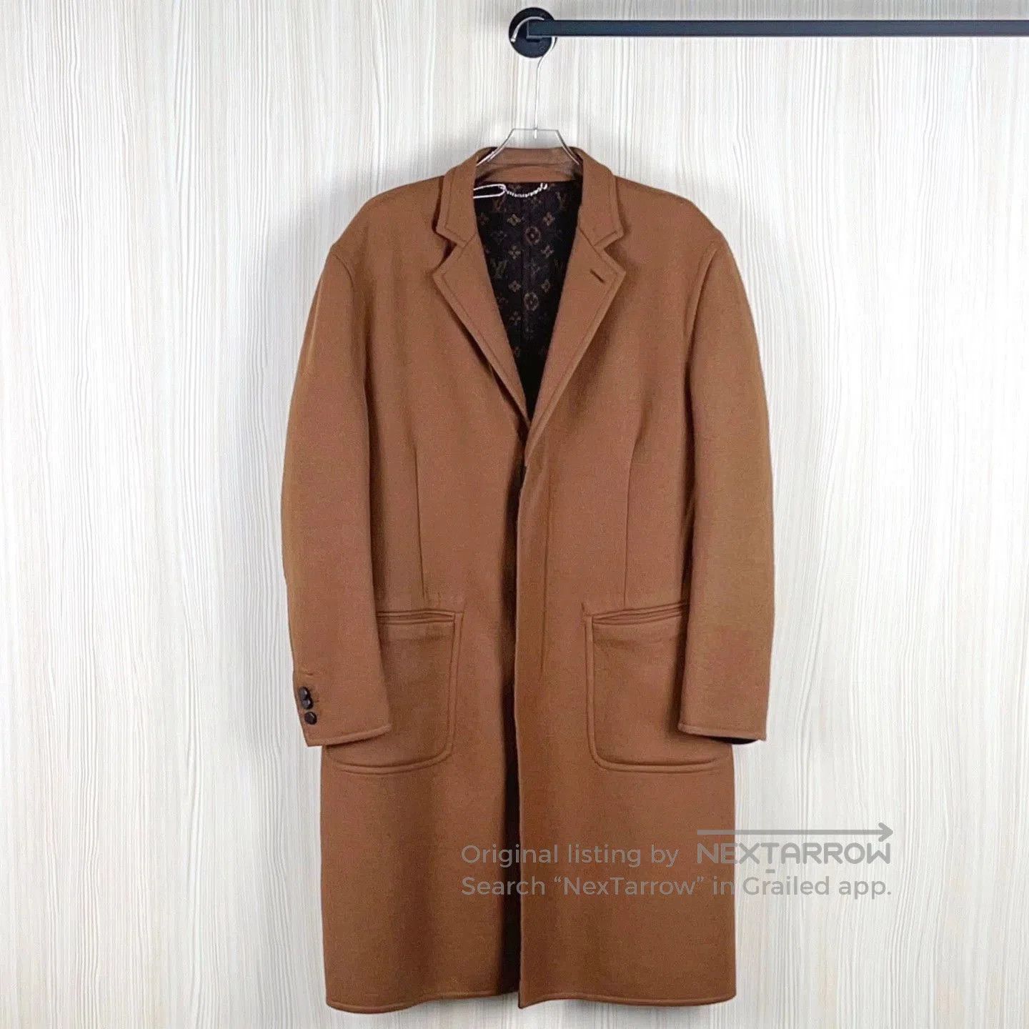 Louis Vuitton luxurious brown long coat from louis vuitton. Size US L / EU 52-54 / 3 - 1 Thumbnail