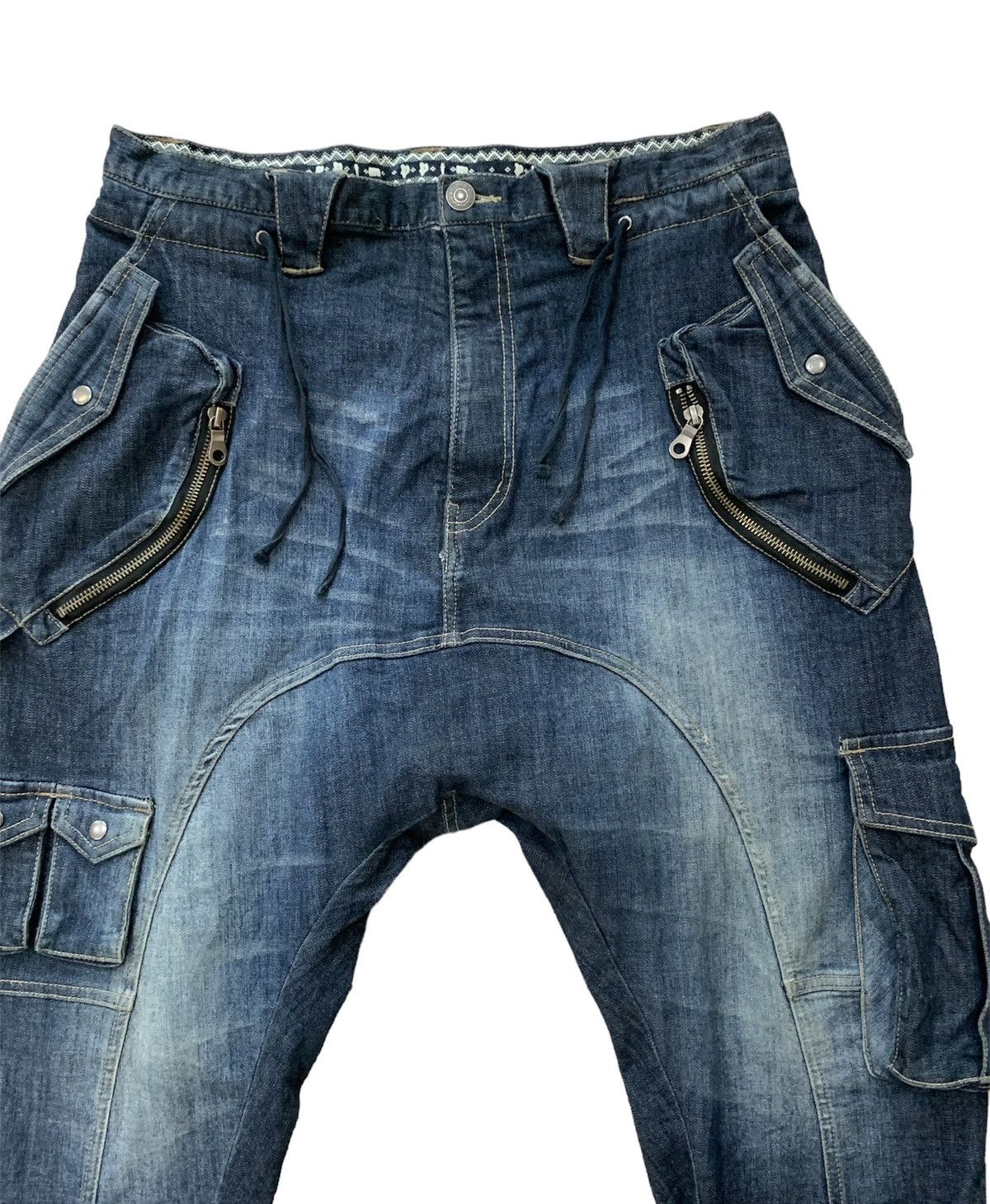 Japanese Brand × PPFM × Seditionaries PPFM DROP CROTCH PANTS JAPAN STYLE PUNK Size US 32 / EU 48 - 2 Thumbnail