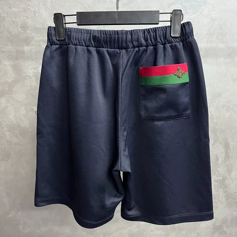 Gucci Gucci Size XS The latest dark blue striped embroidered bee Size US 28 / EU 44 - 2 Thumbnail