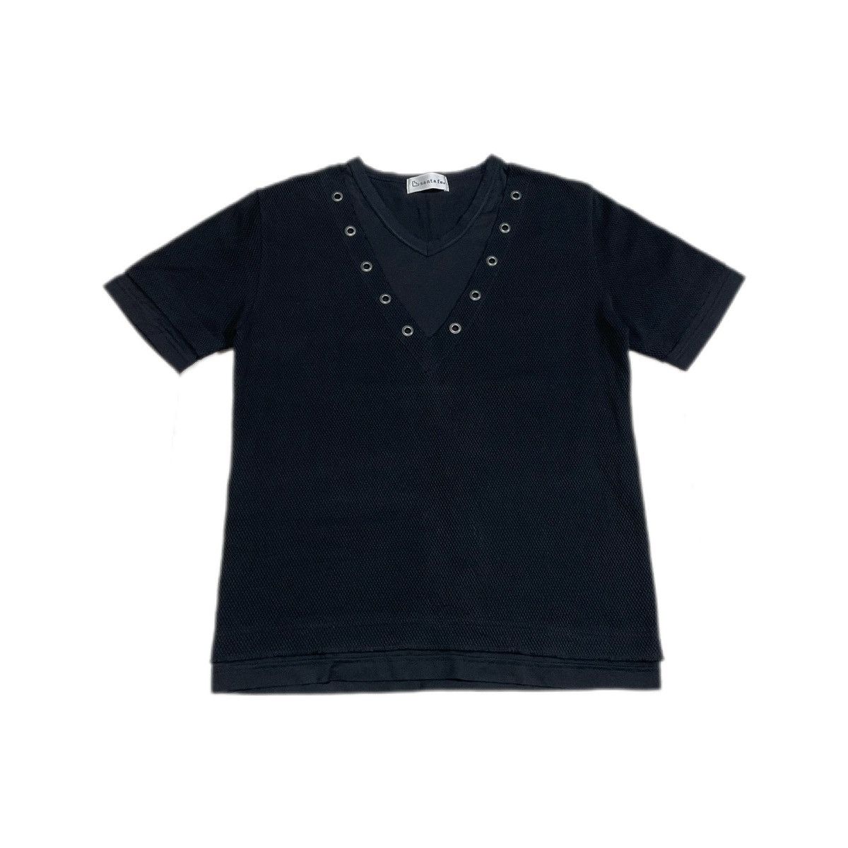 Hysteric Glamour × Japanese Brand × Seditionaries 🔥Sick Y2K Japanese Brand Santa Fe Eyelet Double Layer Shirt Size US M / EU 48-50 / 2 - 2 Thumbnail