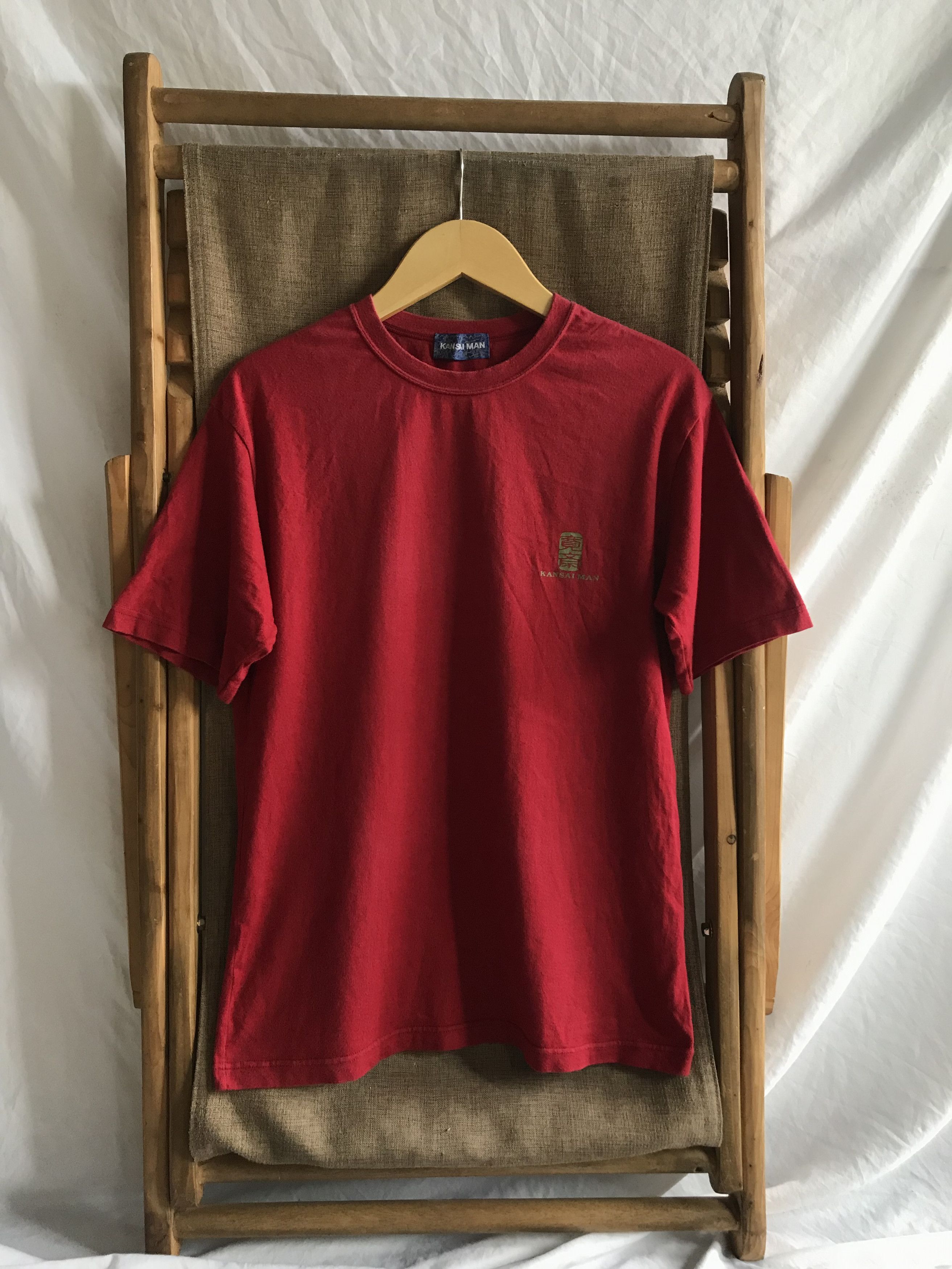 Kansai Yamamoto × Vintage Kansai Man Big Logo Faded T-Shirt Size US M / EU 48-50 / 2 - 3 Thumbnail