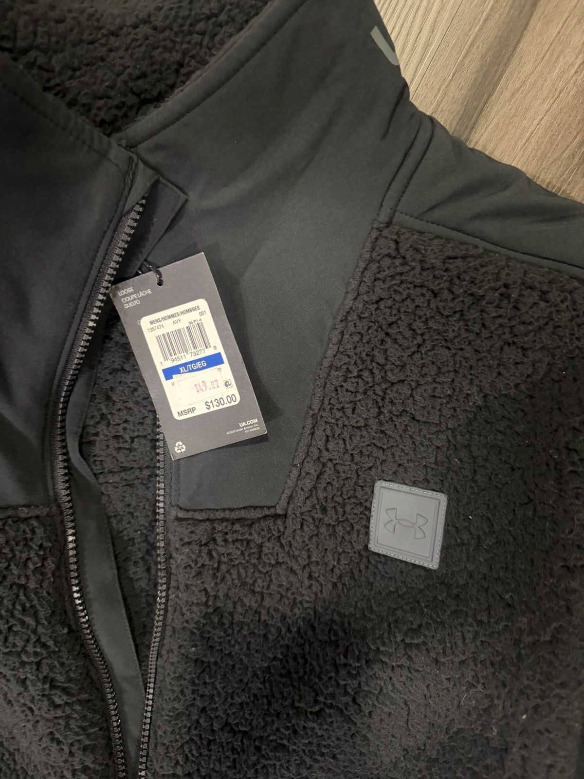 Under Armour NWT mens Under Armour Fleece Jacket sz XL Size US XL / EU 56 / 4 - 2 Thumbnail