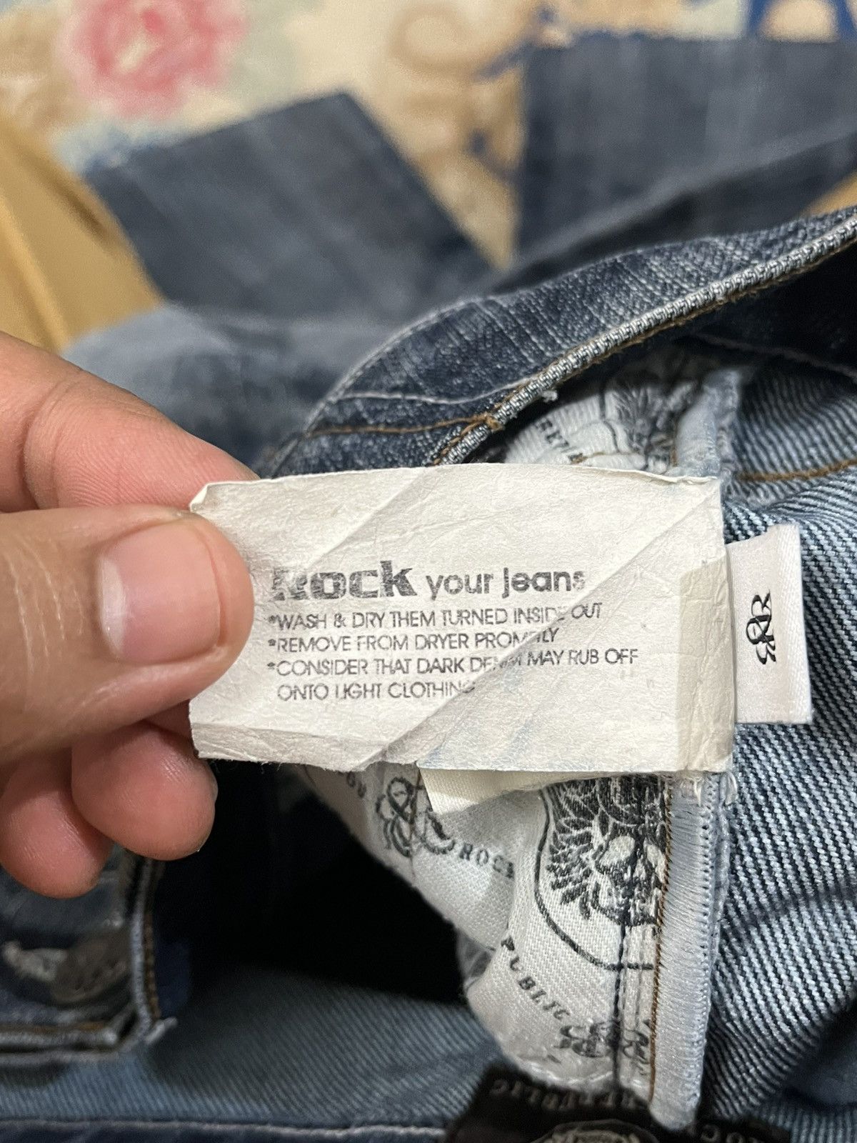 Rock & Republic Vintage Rock and Republic Flare Distressed Denim Size US 29 - 14 Thumbnail