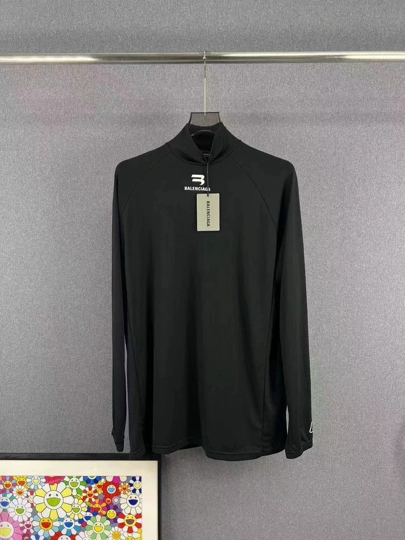 Balenciaga Double hook high collar long sleeve