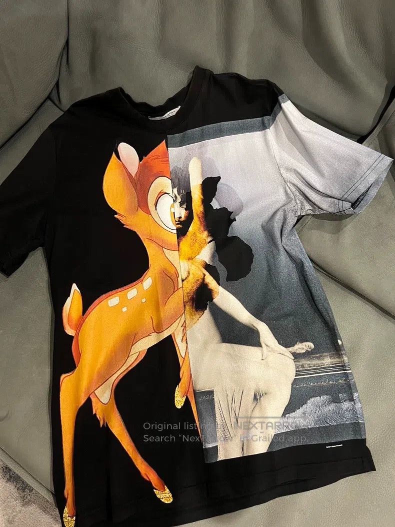 Givenchy Givenchy Black Deer Short Sleeve Size US S / EU 44-46 / 1 - 1 Thumbnail