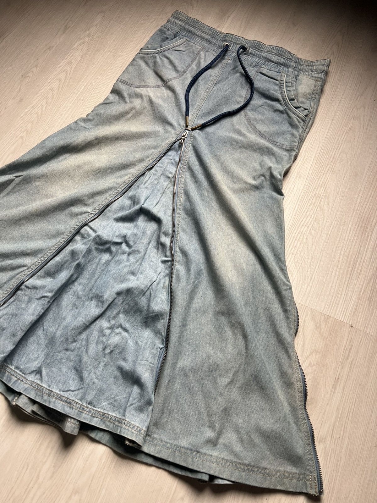GOA G.O.A Flared Multi Zip Skirt Size US 30 / EU 46 - 3 Thumbnail