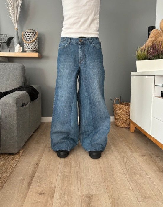 Vintage Baggy rap flared pants jeans vintage oversized custom Size US 34 / EU 50 - 1 Thumbnail