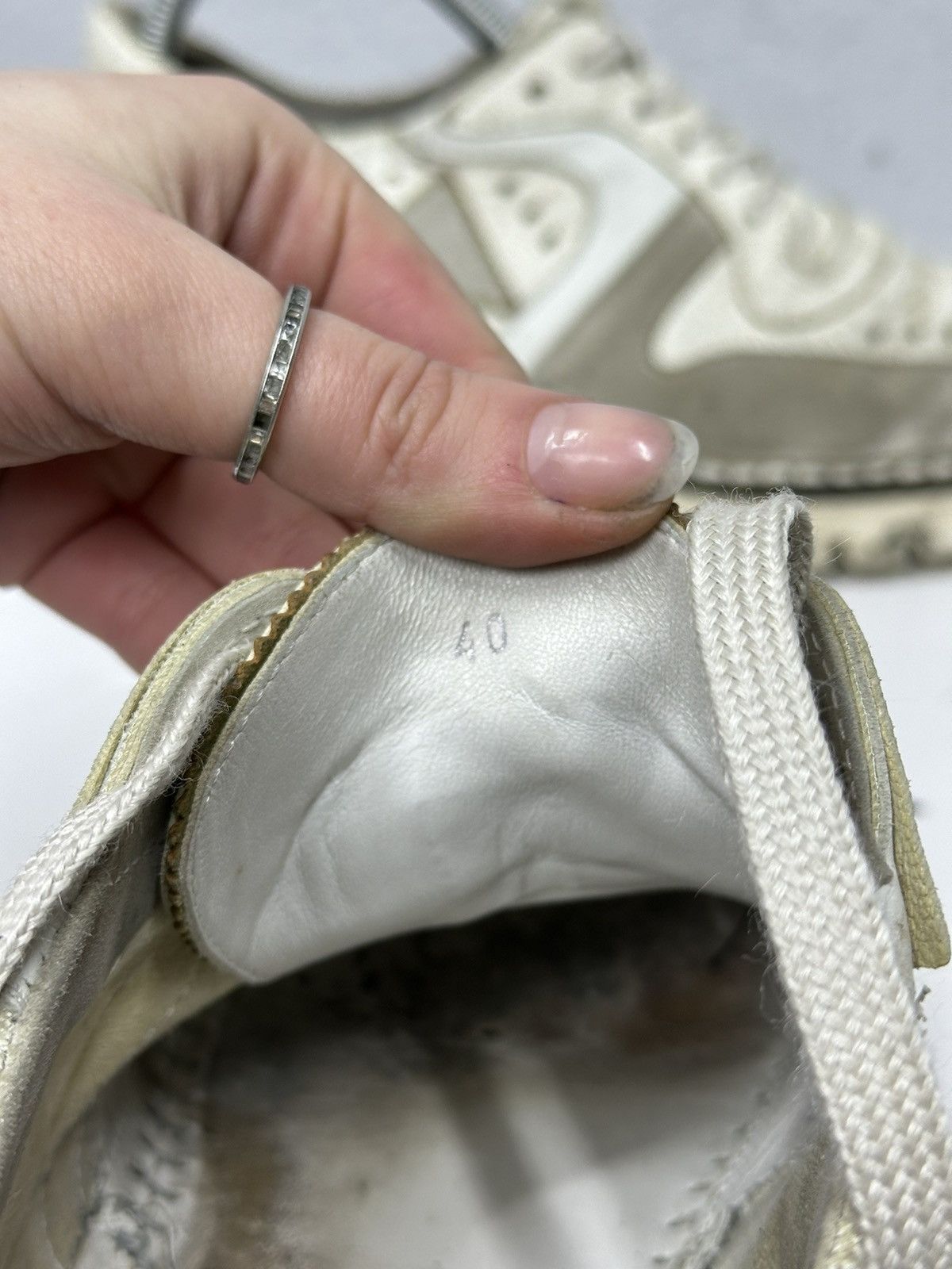 A.S.98 Vintage Sneakers AS 98 faded Avantgarde Distressed Leather Size US 7 / EU 40 - 11 Thumbnail
