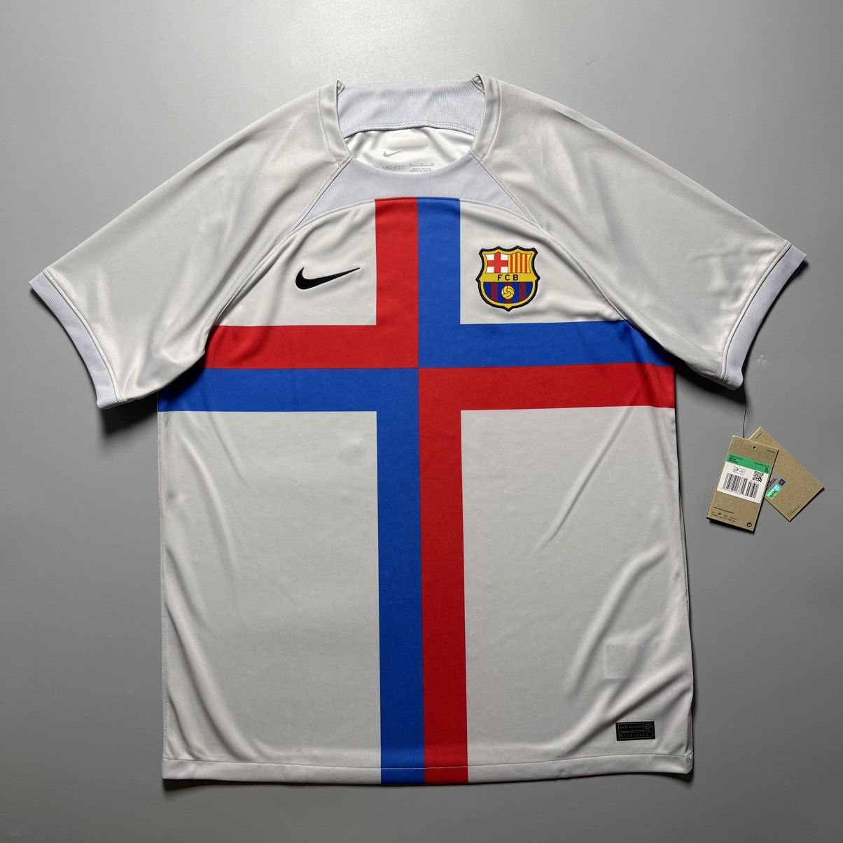 Nike × Vintage BARCELONA NIKE 2022/2023 FOOTBALL THIRD JERSEY #5 BUSQUETS Size US XL / EU 56 / 4 - 2 Thumbnail