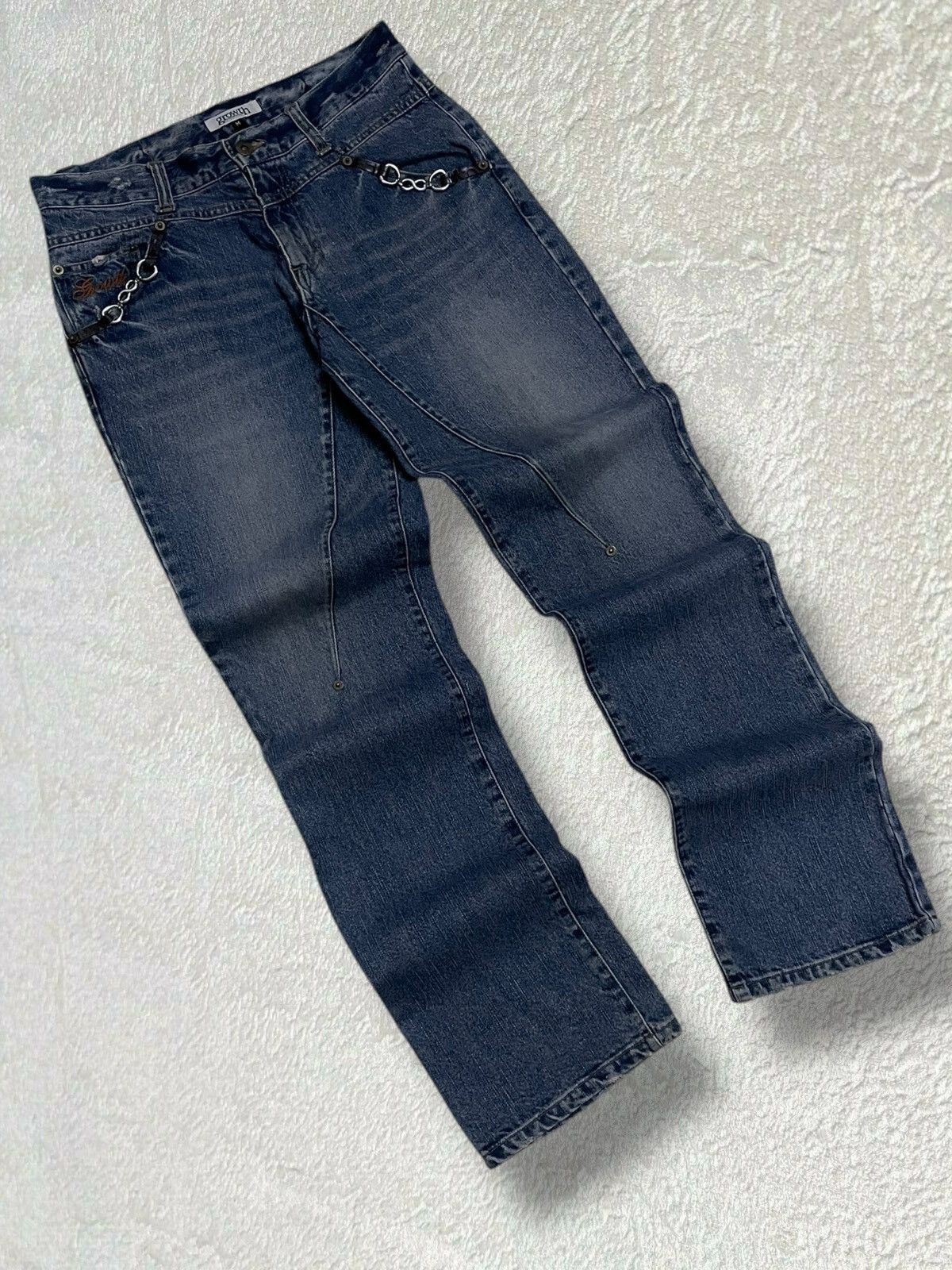 Designer × Japanese Brand × Vintage Vintage Japan Designer Growth The Attic Unique Denim Style Size US 30 / EU 46 - 2 Thumbnail