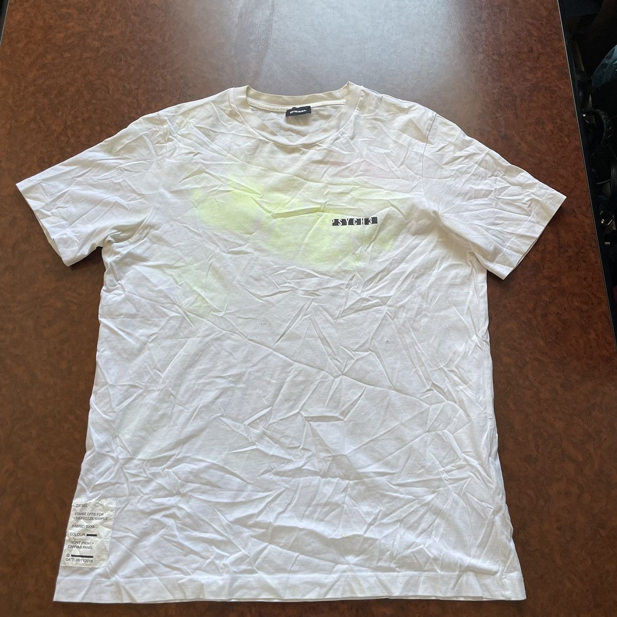 Diesel × Psychworld Diesel psych TEE SHIRT white old cyber punk techno Size US M / EU 48-50 / 2 - 2 Thumbnail