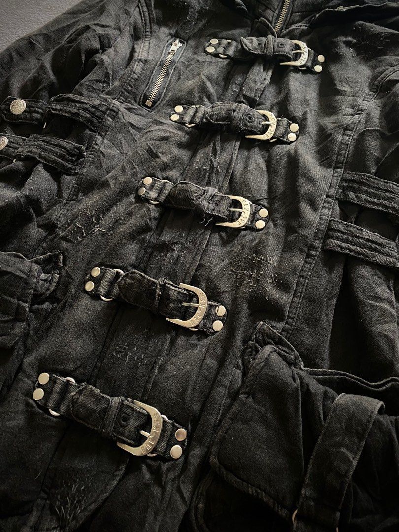 GOA bondage jacket retro punk Iswn lgb style Size US M / EU 48-50 / 2 - 4 Thumbnail